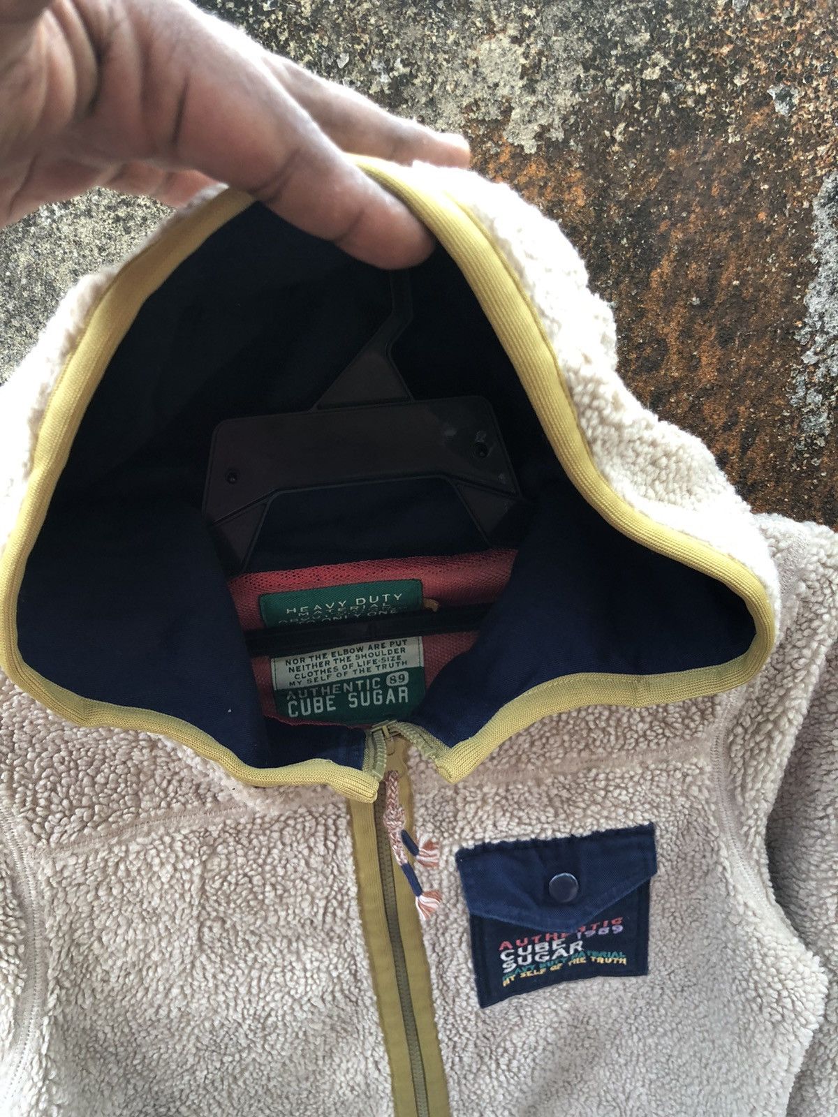 Japanese Brand Authentic Cube Sugar fleece Hodie zipper sweater Size US M / EU 48-50 / 2 - 9 Thumbnail