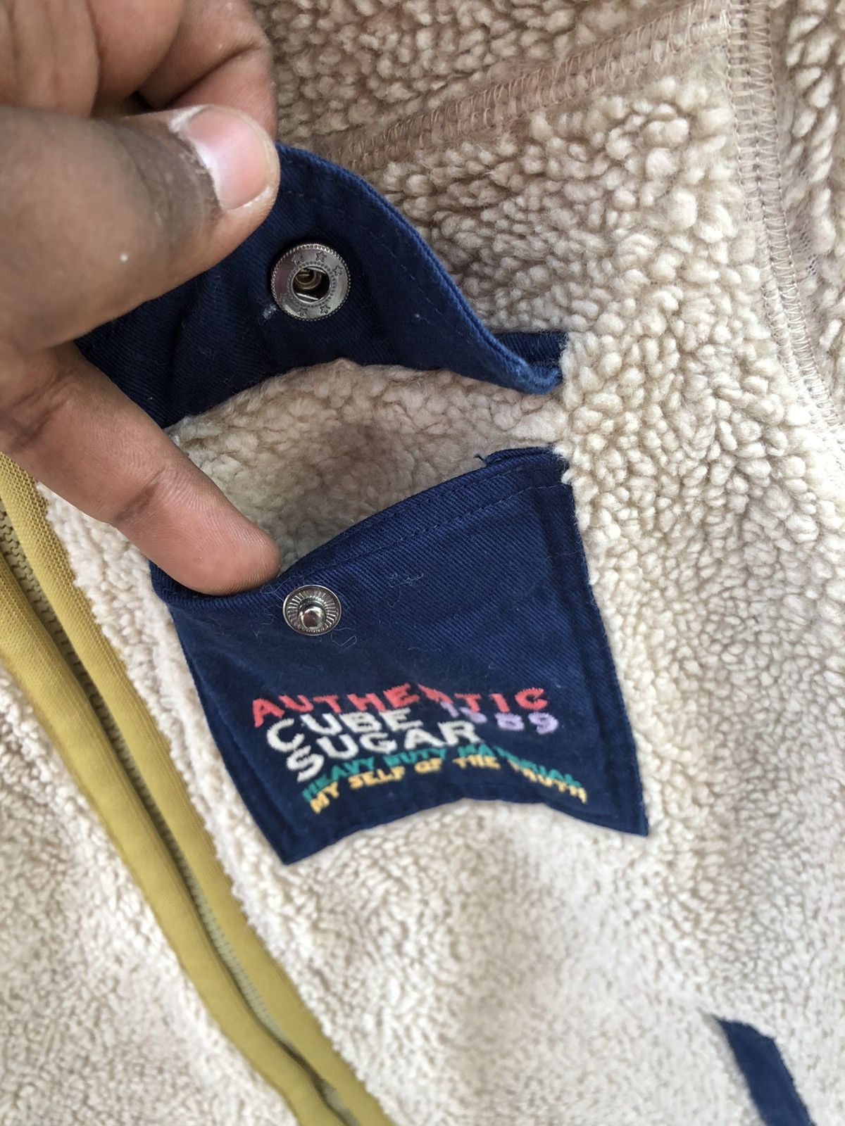 Japanese Brand Authentic Cube Sugar fleece Hodie zipper sweater Size US M / EU 48-50 / 2 - 8 Thumbnail