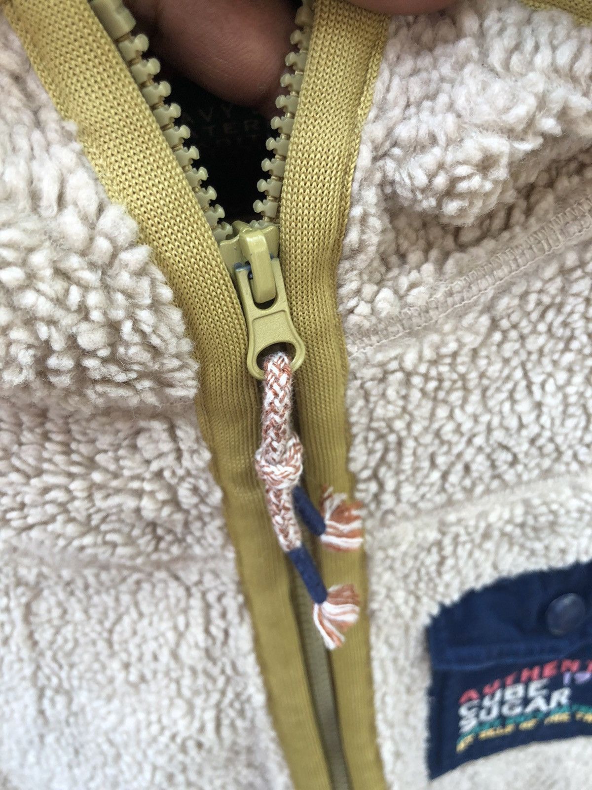 Japanese Brand Authentic Cube Sugar fleece Hodie zipper sweater Size US M / EU 48-50 / 2 - 7 Thumbnail