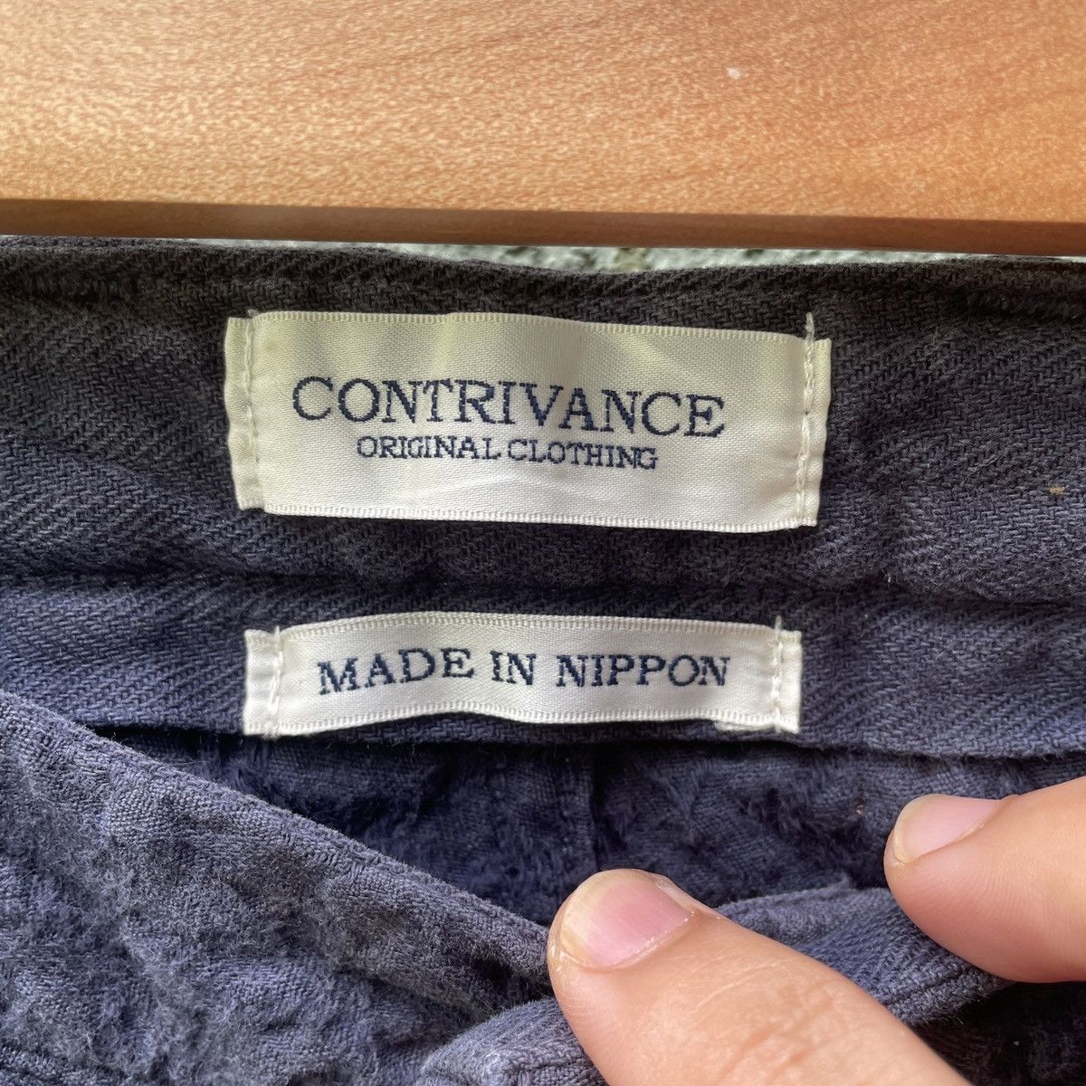 Japanese Brand Vintage CONTRIVANCE Made In Japan Trousers Casual Pants Size US 34 / EU 50 - 8 Thumbnail