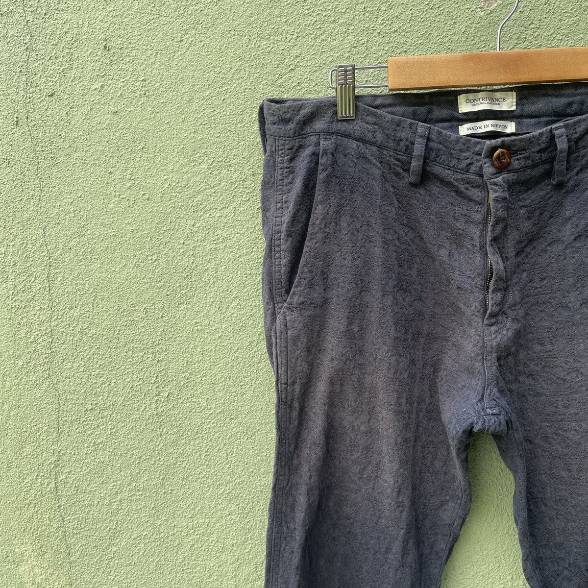 Japanese Brand Vintage CONTRIVANCE Made In Japan Trousers Casual Pants Size US 34 / EU 50 - 4 Thumbnail