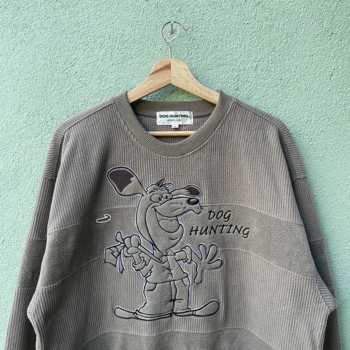Vintage Vintage DOG HUNTING Spell Out Big Logo Pullover Sweatshirt Size US L / EU 52-54 / 3 - 3 Thumbnail