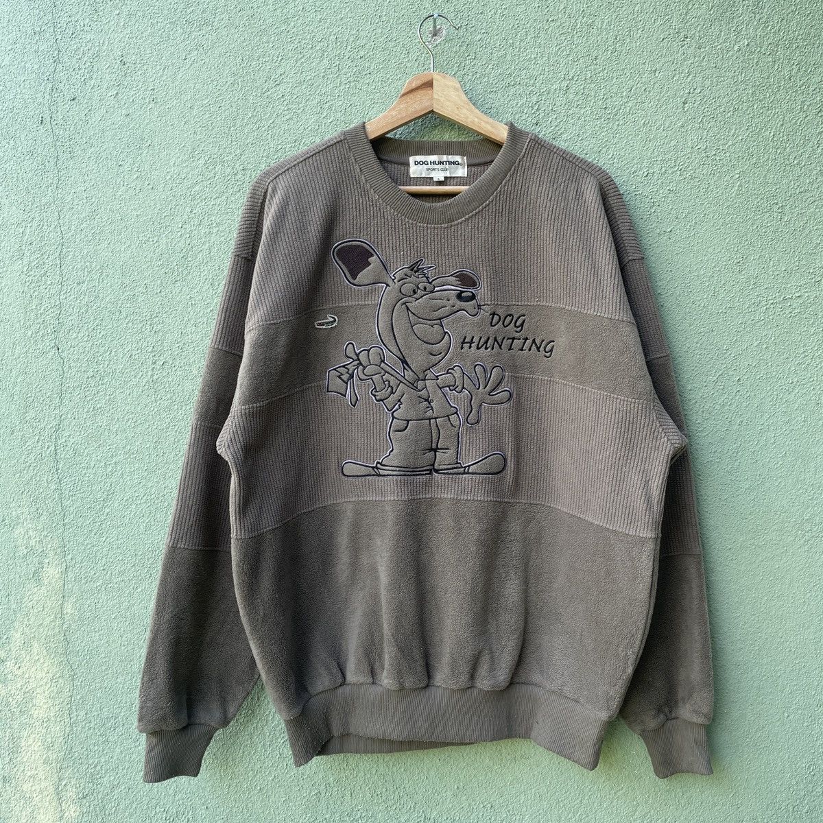 Vintage Vintage DOG HUNTING Spell Out Big Logo Pullover Sweatshirt Size US L / EU 52-54 / 3 - 1 Thumbnail