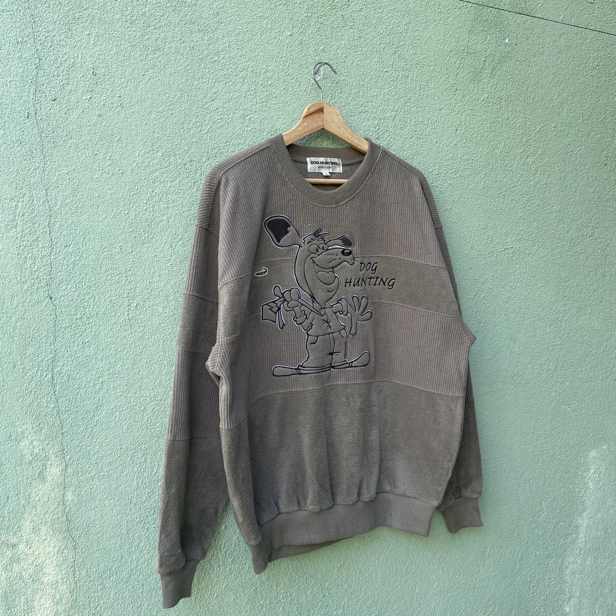 Vintage Vintage DOG HUNTING Spell Out Big Logo Pullover Sweatshirt Size US L / EU 52-54 / 3 - 2 Thumbnail