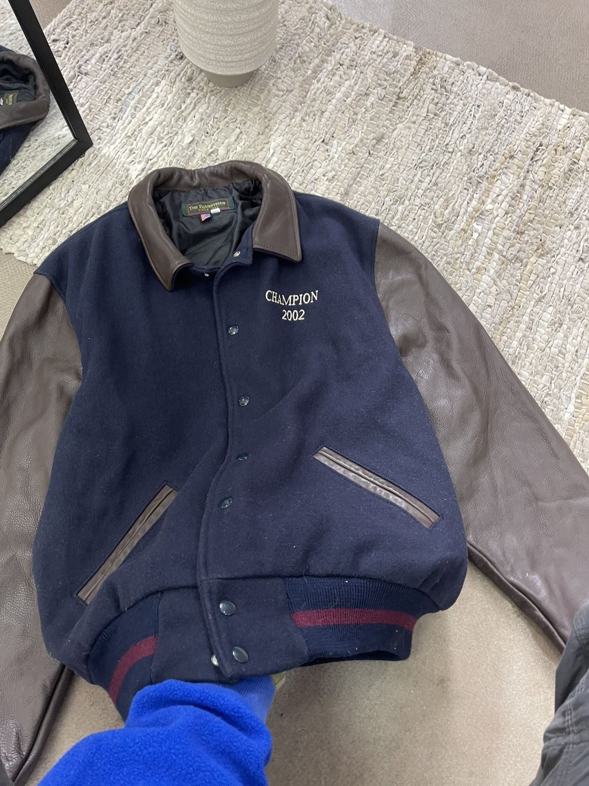 Vintage Vintage Champion 2002 Varsity Jacket Size US L / EU 52-54 / 3 - 4 Thumbnail