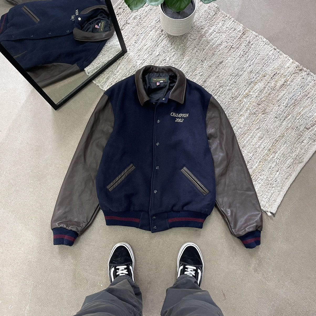 Vintage Champion 2002 Varsity Jacket