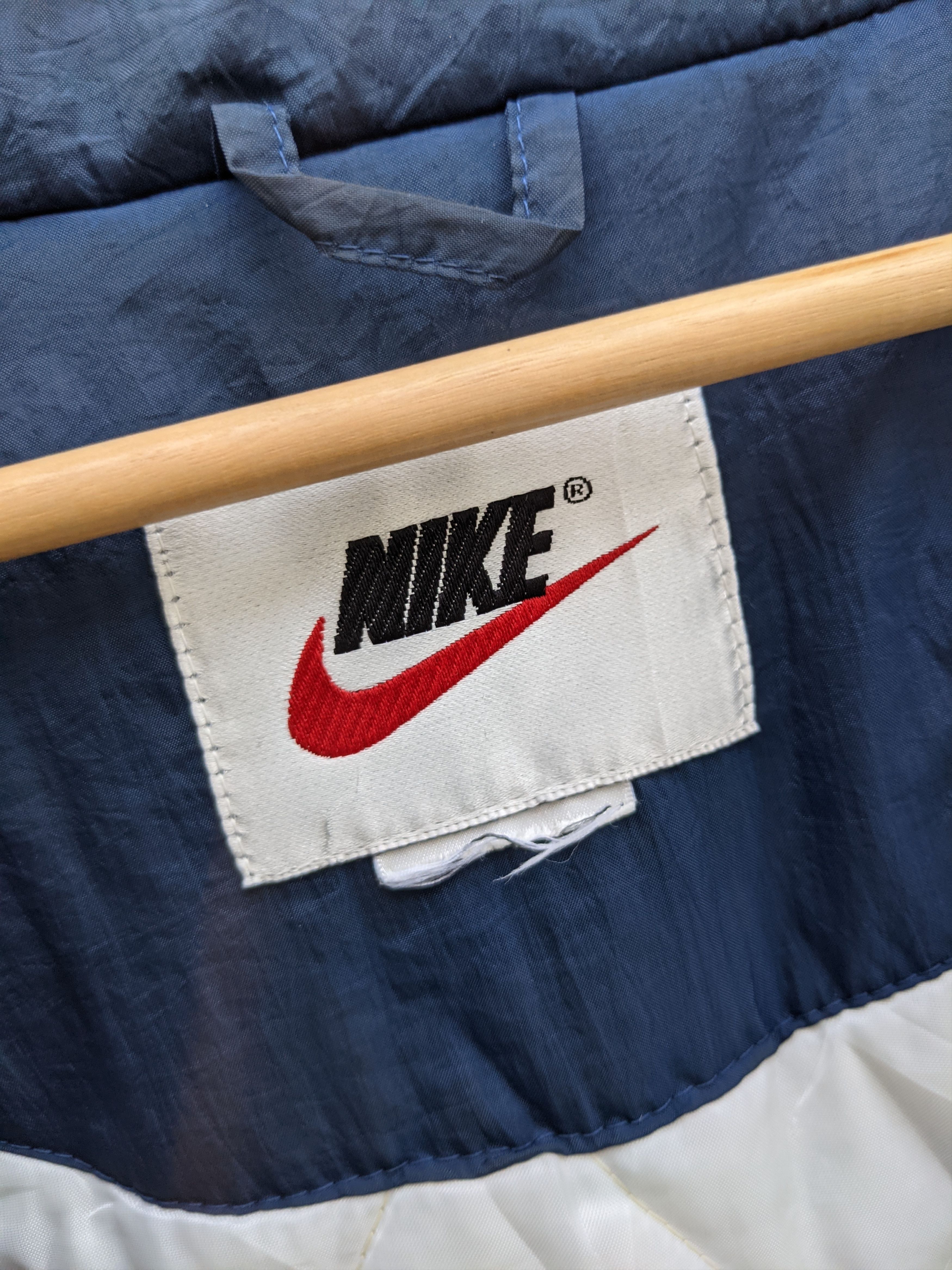 Nike × Vintage ⚡️light layer⚡️Vintage Nike Woven Swoosh Down Jacket Size US XL / EU 56 / 4 - 7 Thumbnail