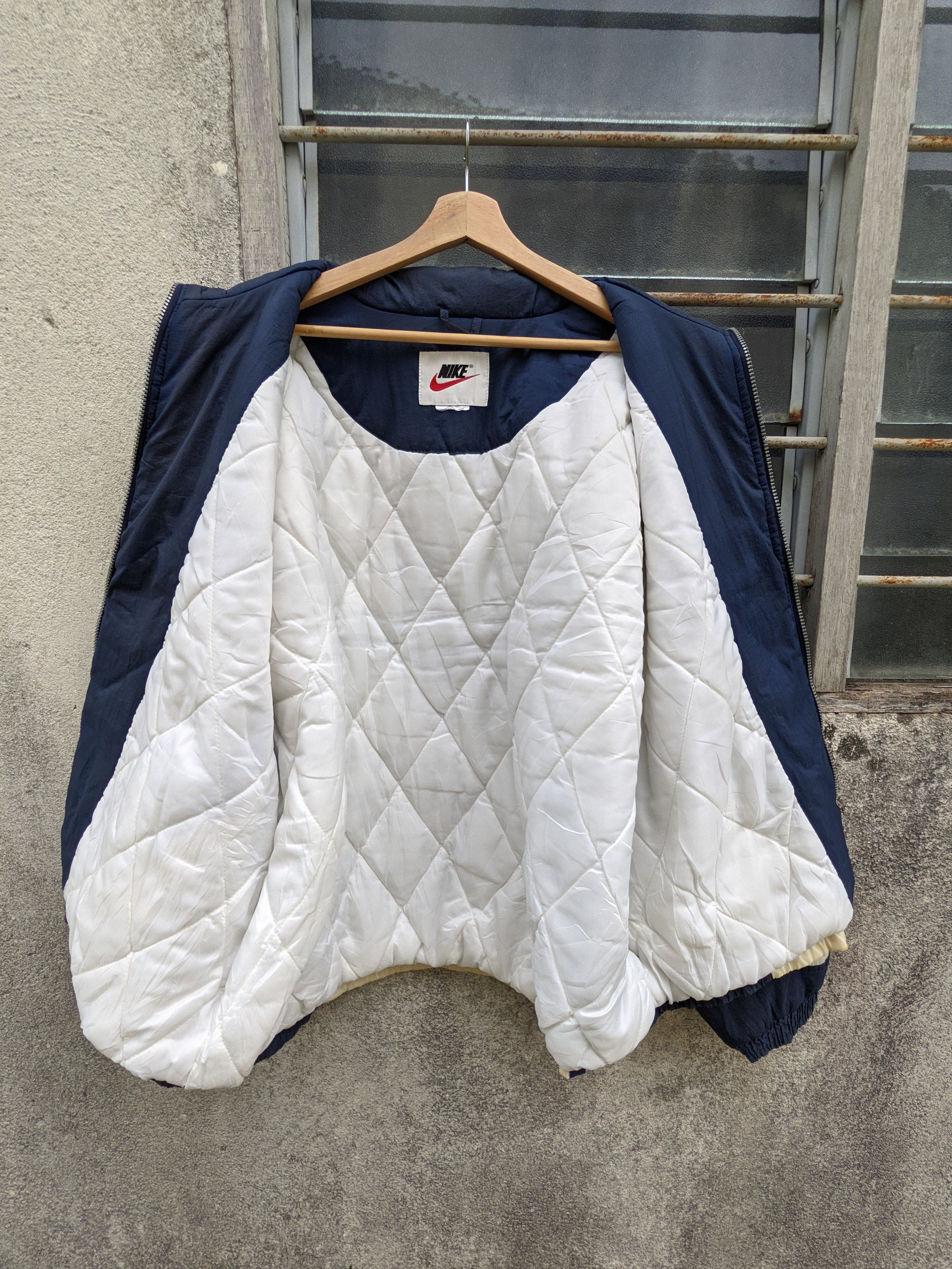 Nike × Vintage ⚡️light layer⚡️Vintage Nike Woven Swoosh Down Jacket Size US XL / EU 56 / 4 - 6 Thumbnail