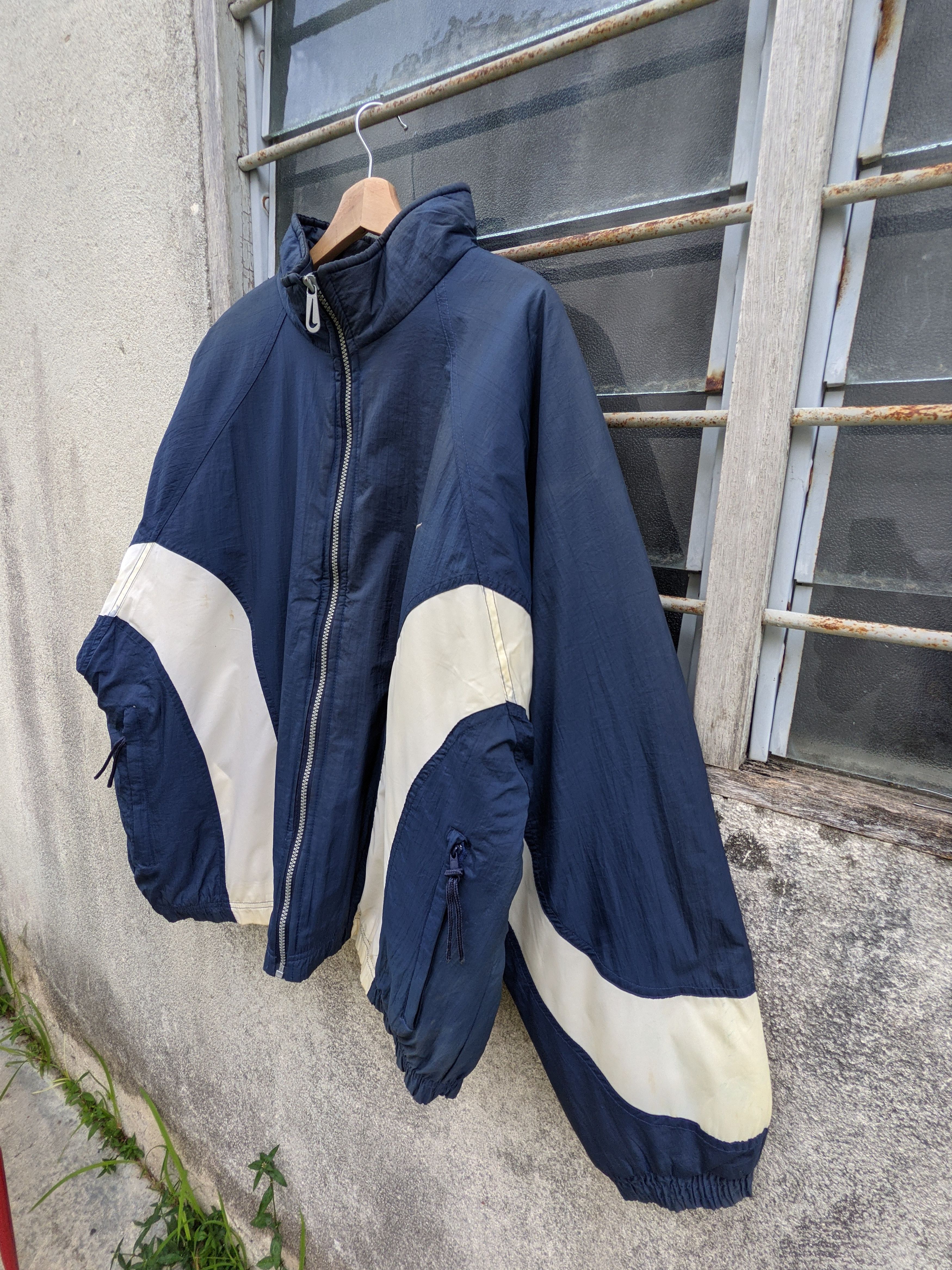 Nike × Vintage ⚡️light layer⚡️Vintage Nike Woven Swoosh Down Jacket Size US XL / EU 56 / 4 - 3 Thumbnail