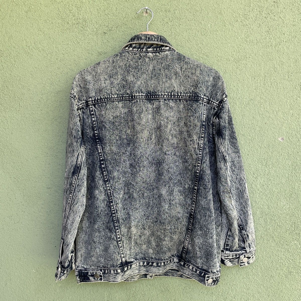 Vintage UNBRANDED Button Ups Asics Wash Denim Jacket