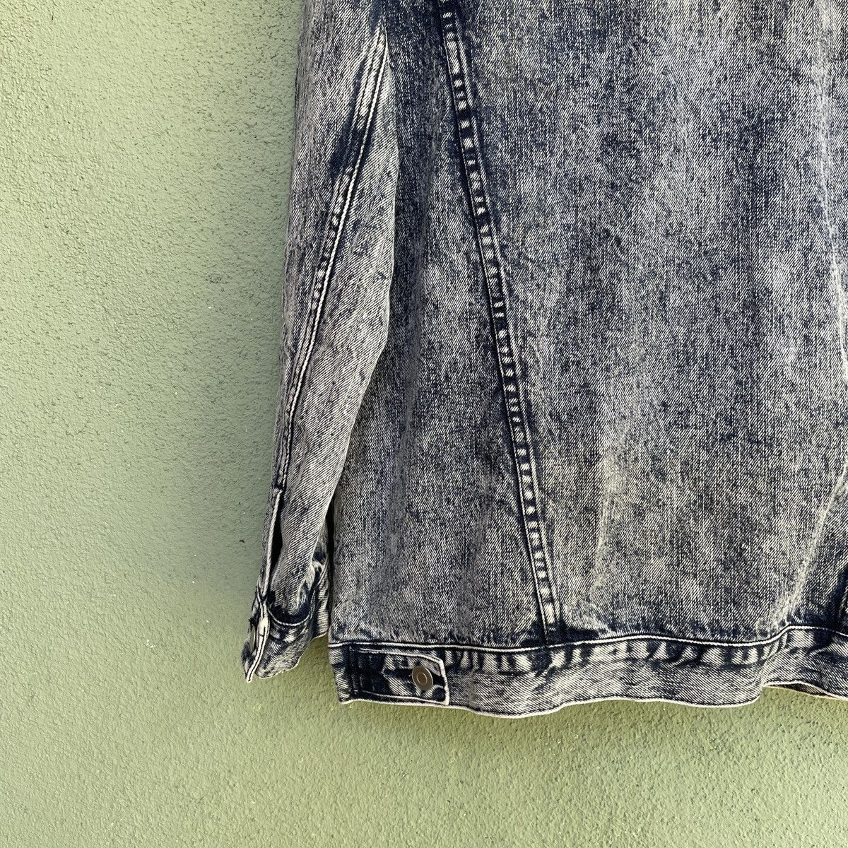 Vintage UNBRANDED Button Ups Asics Wash Denim Jacket