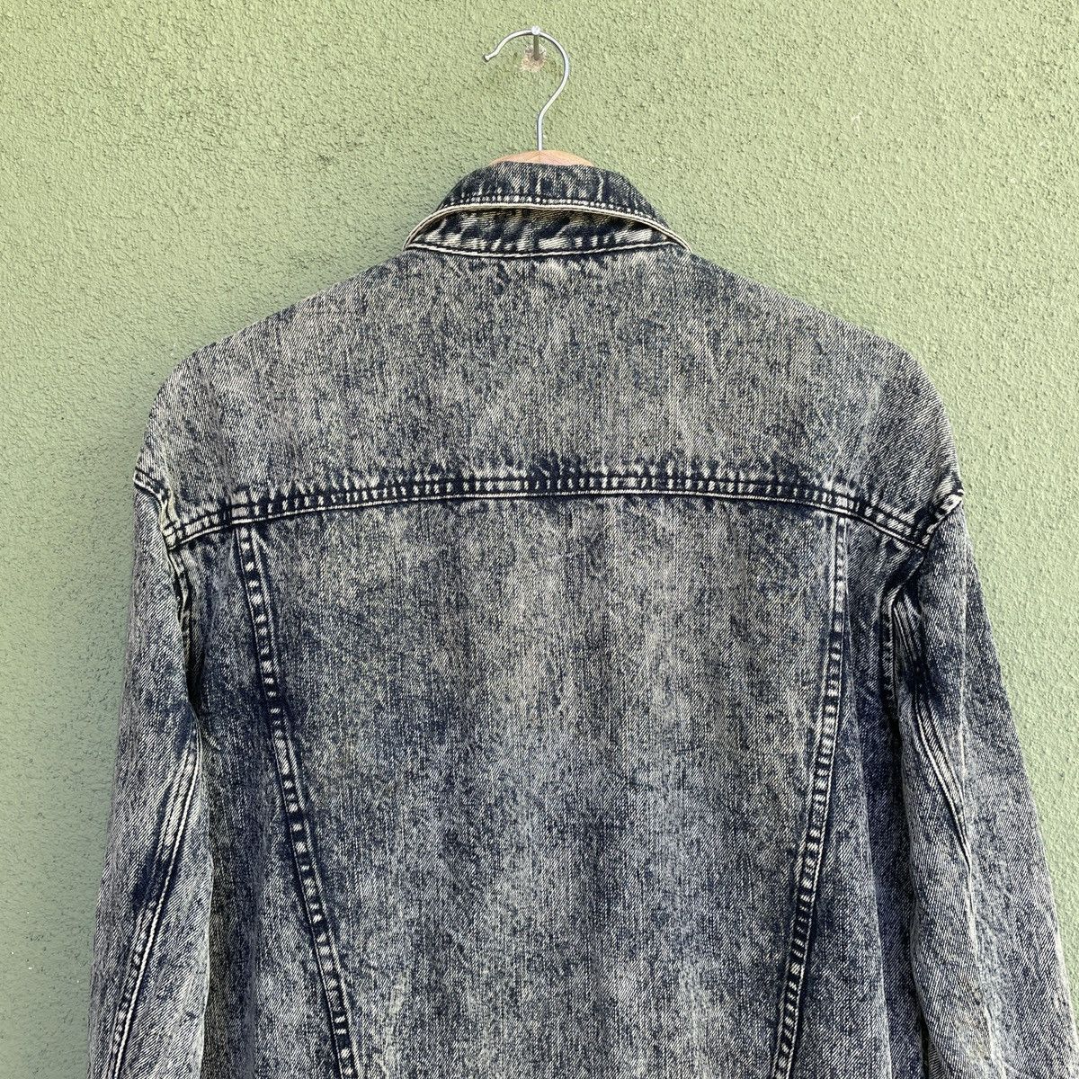 Vintage UNBRANDED Button Ups Asics Wash Denim Jacket