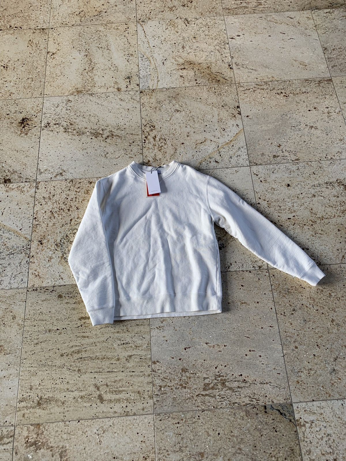 John Elliott Replica Crewneck Sweater in White Size US XS / EU 42 / 0 - 2 Thumbnail