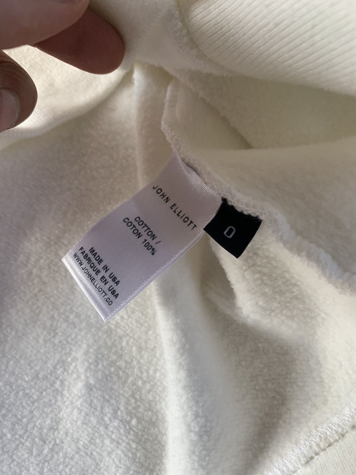 John Elliott Replica Crewneck Sweater in White Size US XS / EU 42 / 0 - 11 Thumbnail