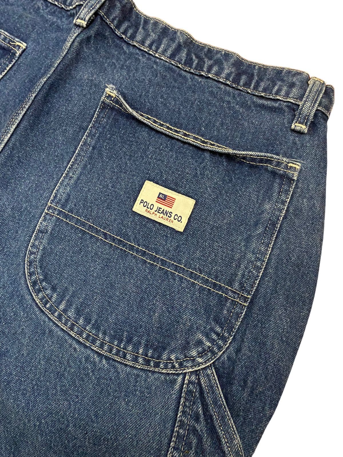 Polo Ralph Lauren × Vintage Vintage Polo Jeans Co. Ralph Lauren Carpenter Shorts Size 36 Size US 36 / EU 52 - 4 Thumbnail