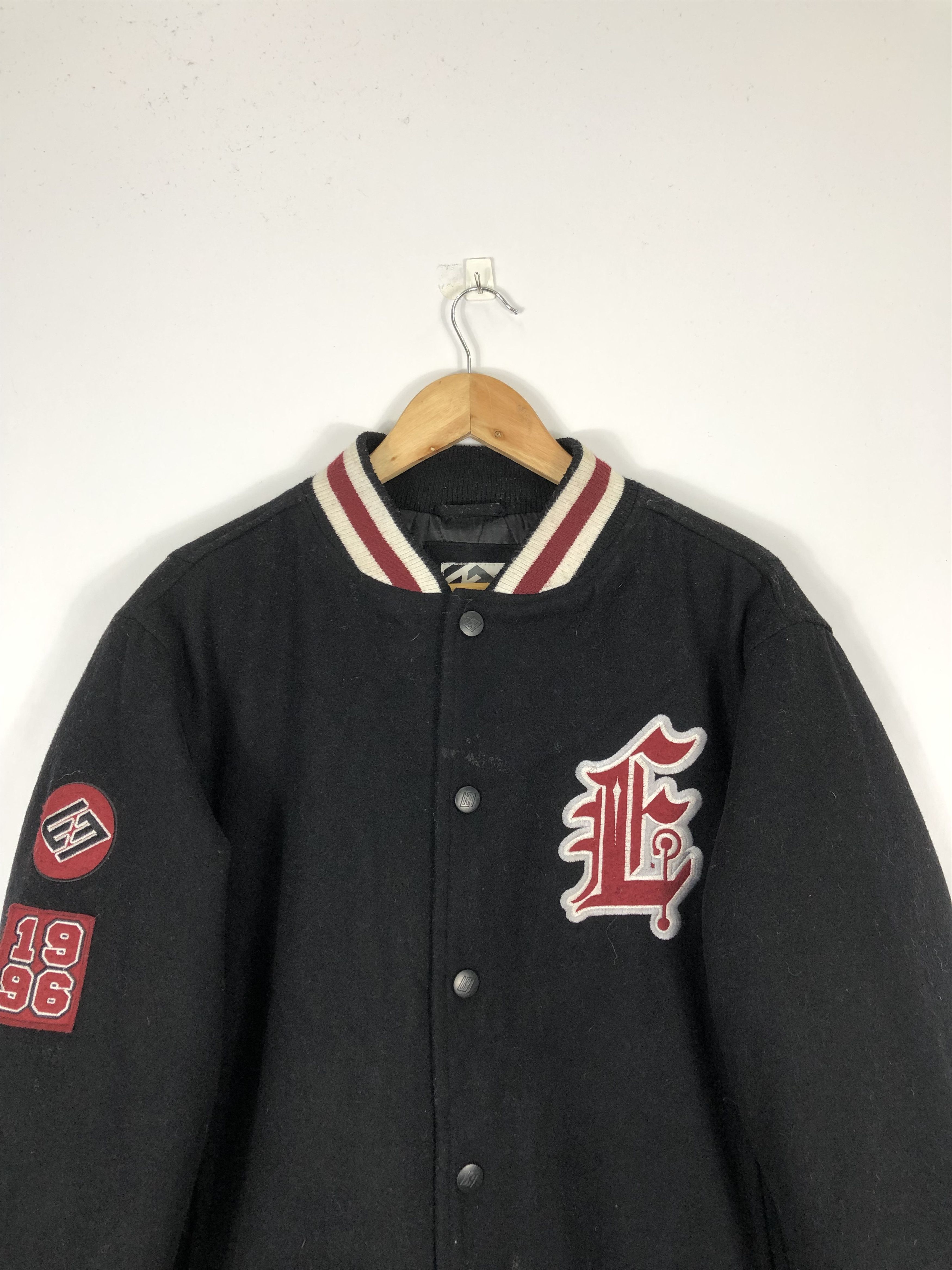 Enyce Vintage Enyce Varsity Jacket Full Patches V0189 Size US L / EU 52-54 / 3 - 3 Thumbnail