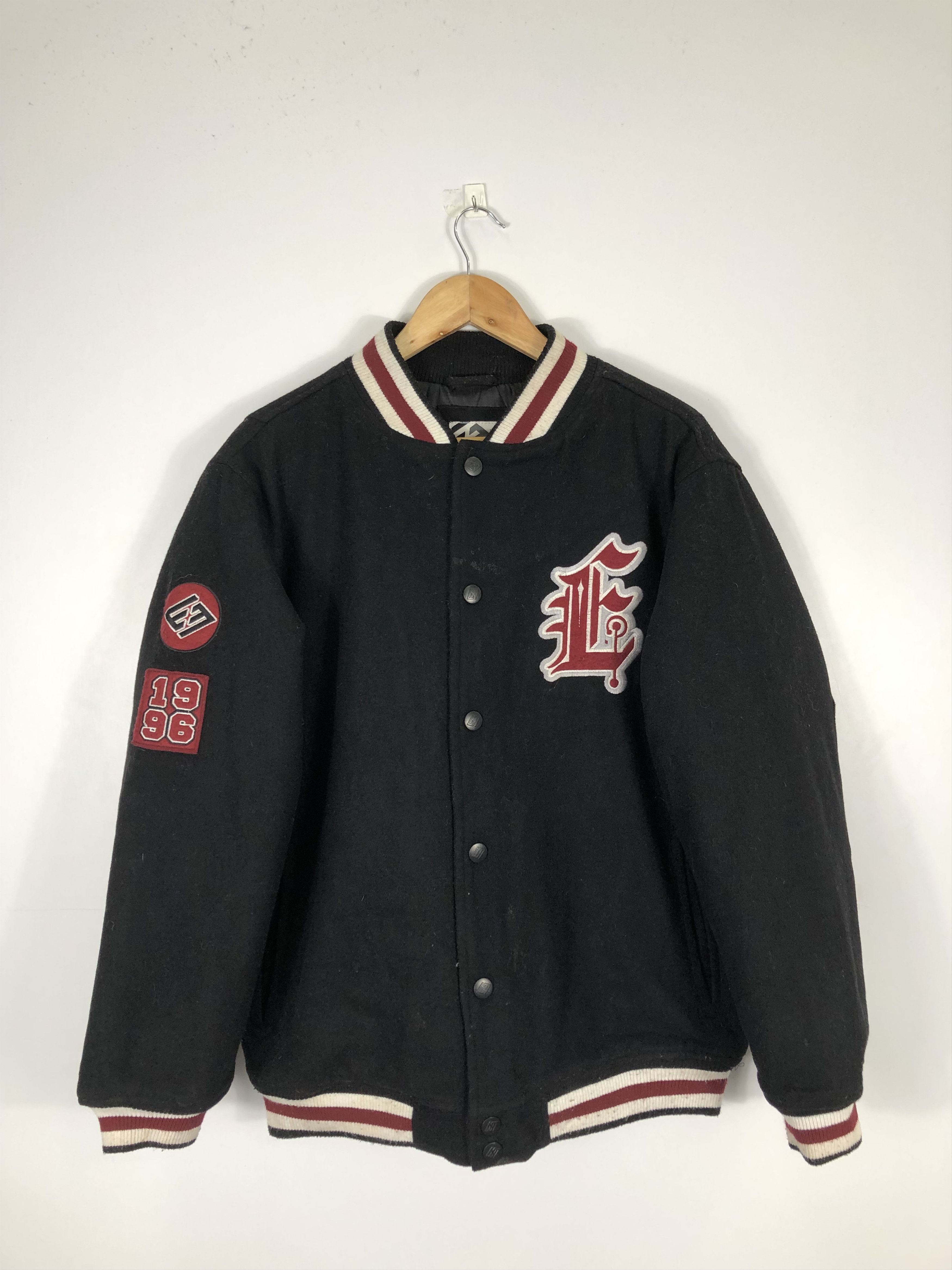 Enyce Vintage Enyce Varsity Jacket Full Patches V0189 Size US L / EU 52-54 / 3 - 2 Thumbnail