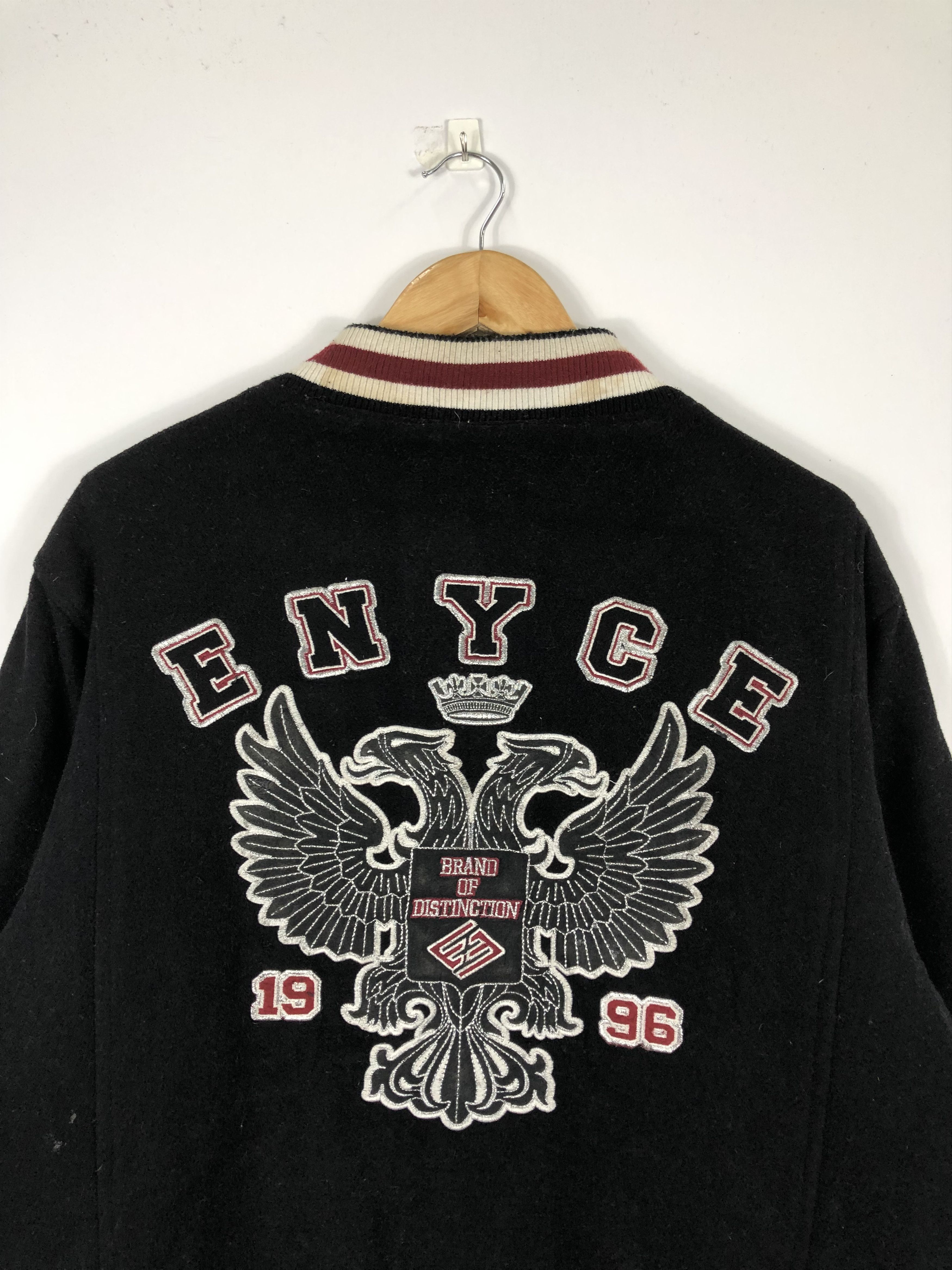 Enyce Vintage Enyce Varsity Jacket Full Patches V0189 Size US L / EU 52-54 / 3 - 4 Thumbnail