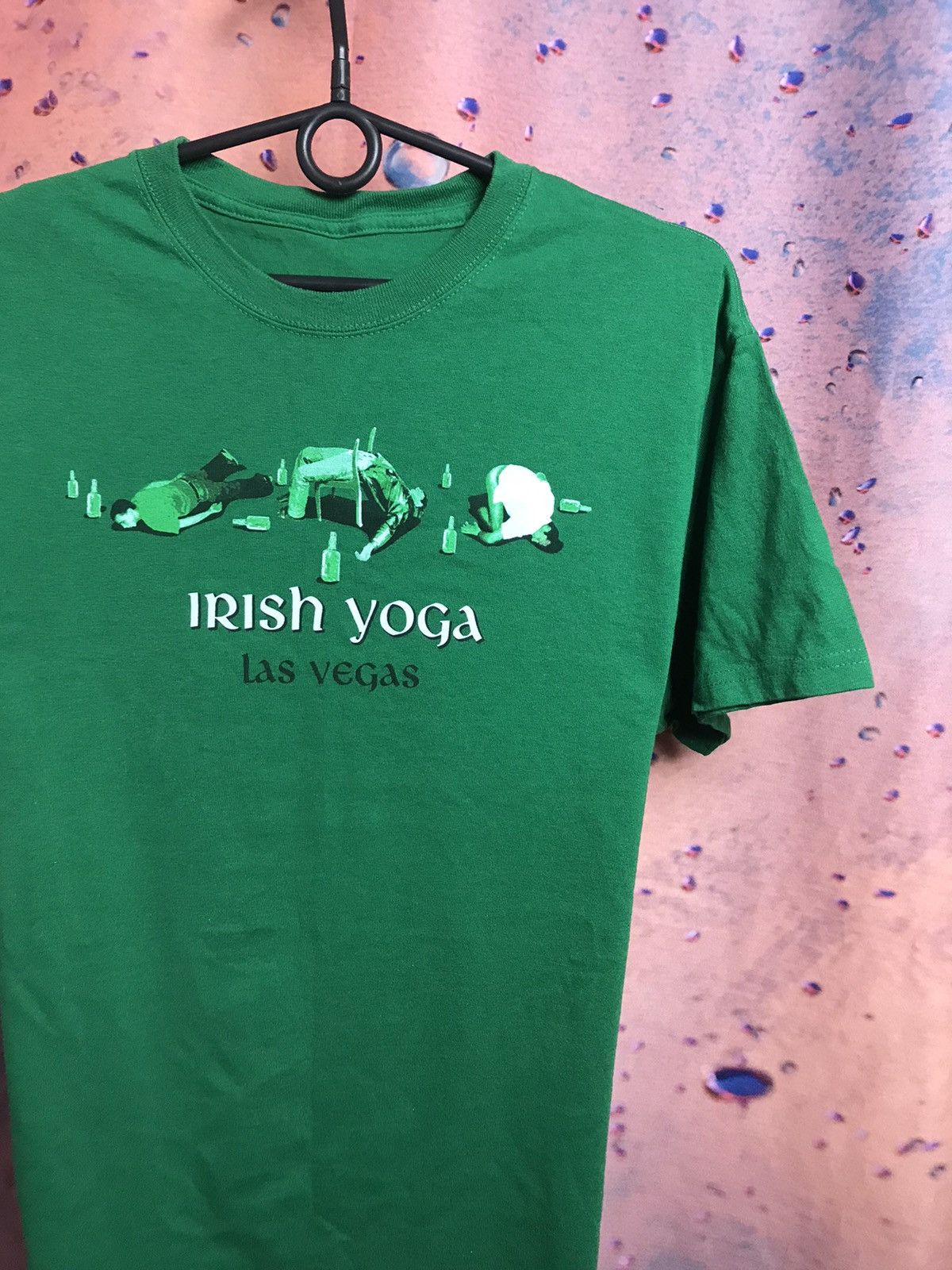 Vintage Vintage Irish Yoga streetwear humor tee Size US M / EU 48-50 / 2 - 1 Thumbnail