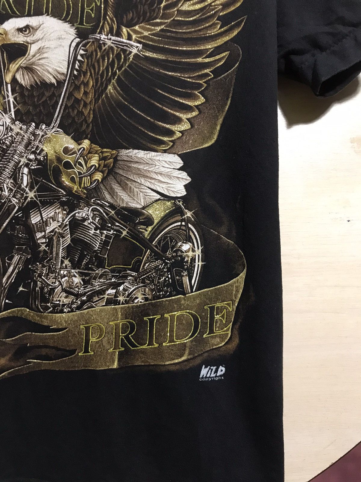 Band Tees × Vintage Vintage band eagle ride with pride tee Size US S / EU 44-46 / 1 - 3 Thumbnail