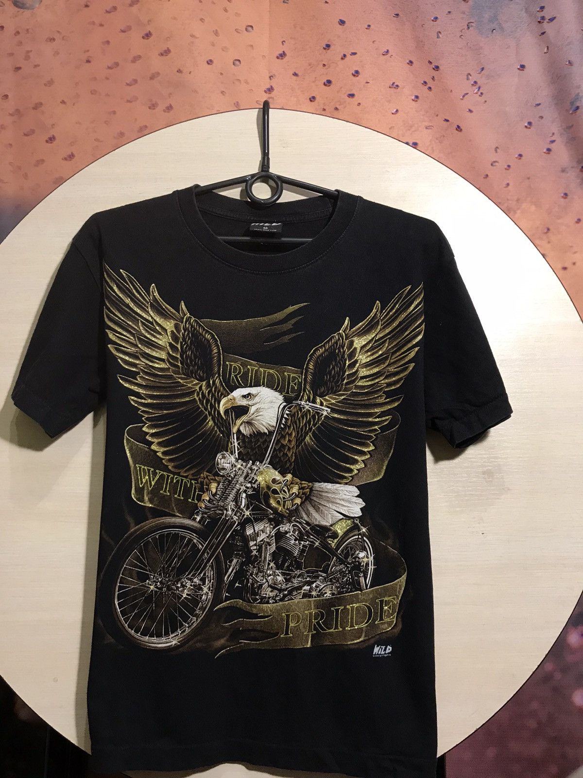 Band Tees × Vintage Vintage band eagle ride with pride tee Size US S / EU 44-46 / 1 - 2 Thumbnail