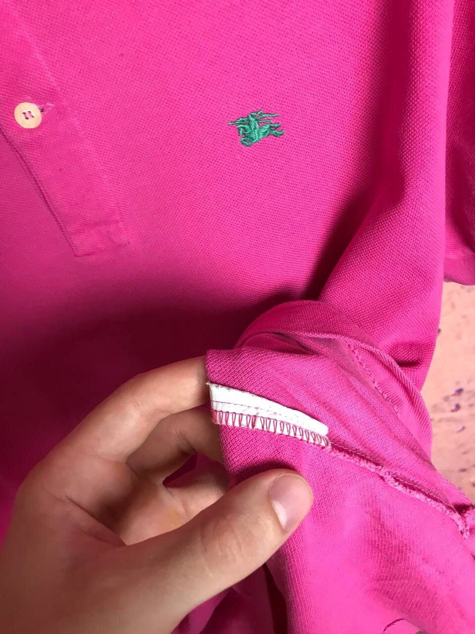 Burberry × Vintage Burberry luxury streetwear polo tee Size US M / EU 48-50 / 2 - 5 Thumbnail