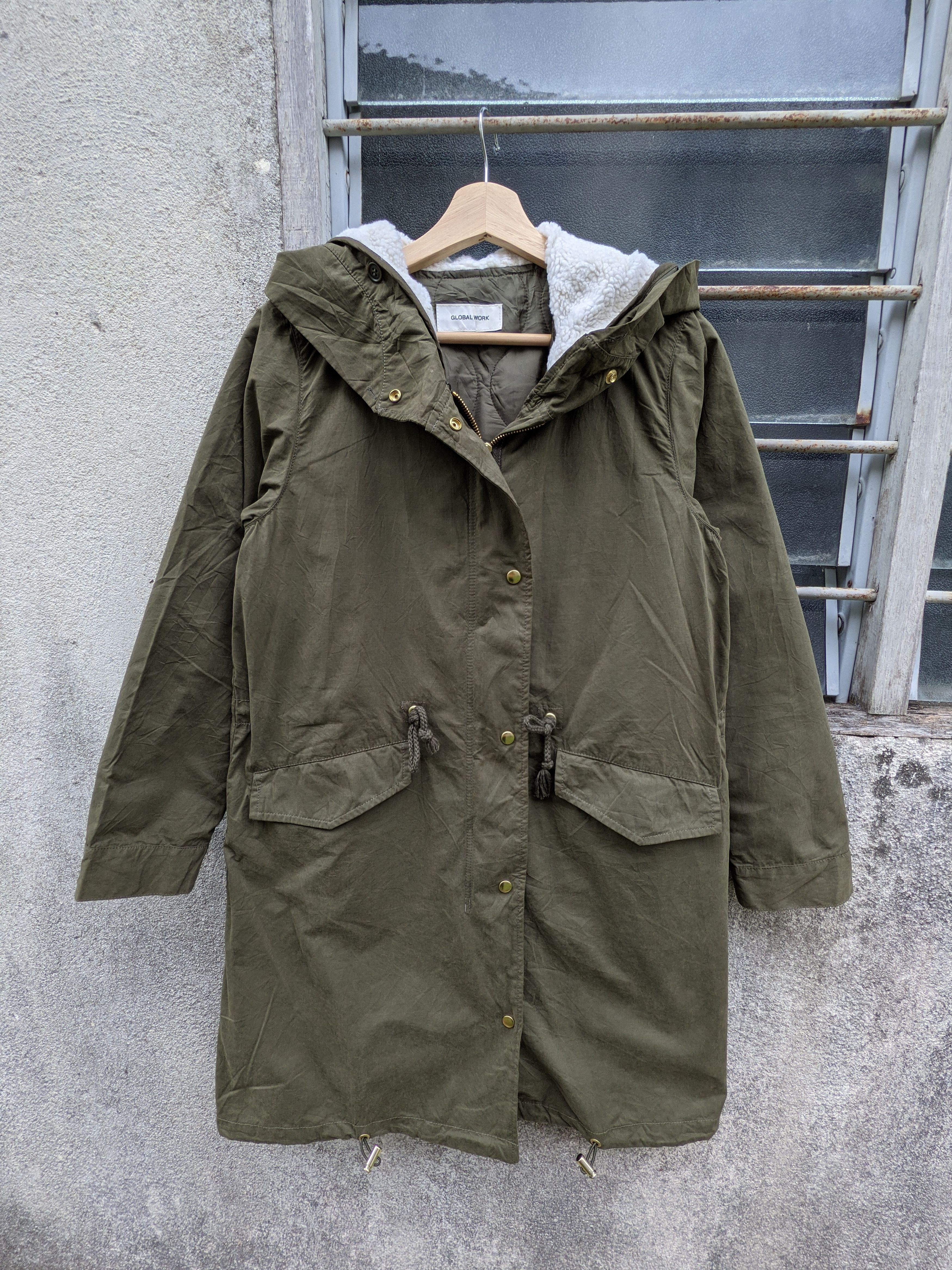Global Work × Japanese Brand ⚡️Steals⚡️ AW Global Work Parka Jacket Size M / US 6-8 / IT 42-44 - 5 Thumbnail