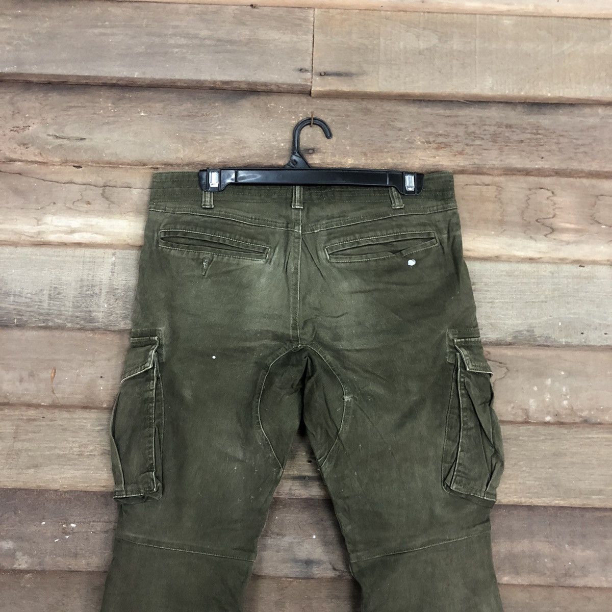 Japanese Brand × StraightFaded Geride Green Multipocket Tactical Cargo Pants #3363 Size US 31 - 12 Thumbnail