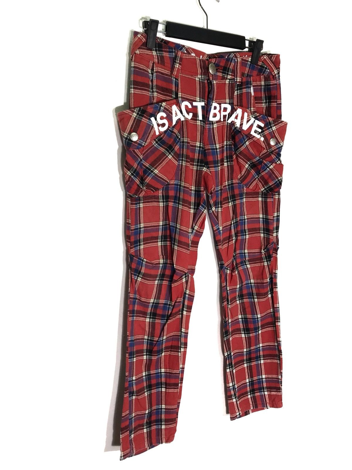 Japanese Brand Japanese Brand Redark Big Side Pocket Tartan Plaid Pants Size US 30 / EU 46 - 3 Thumbnail