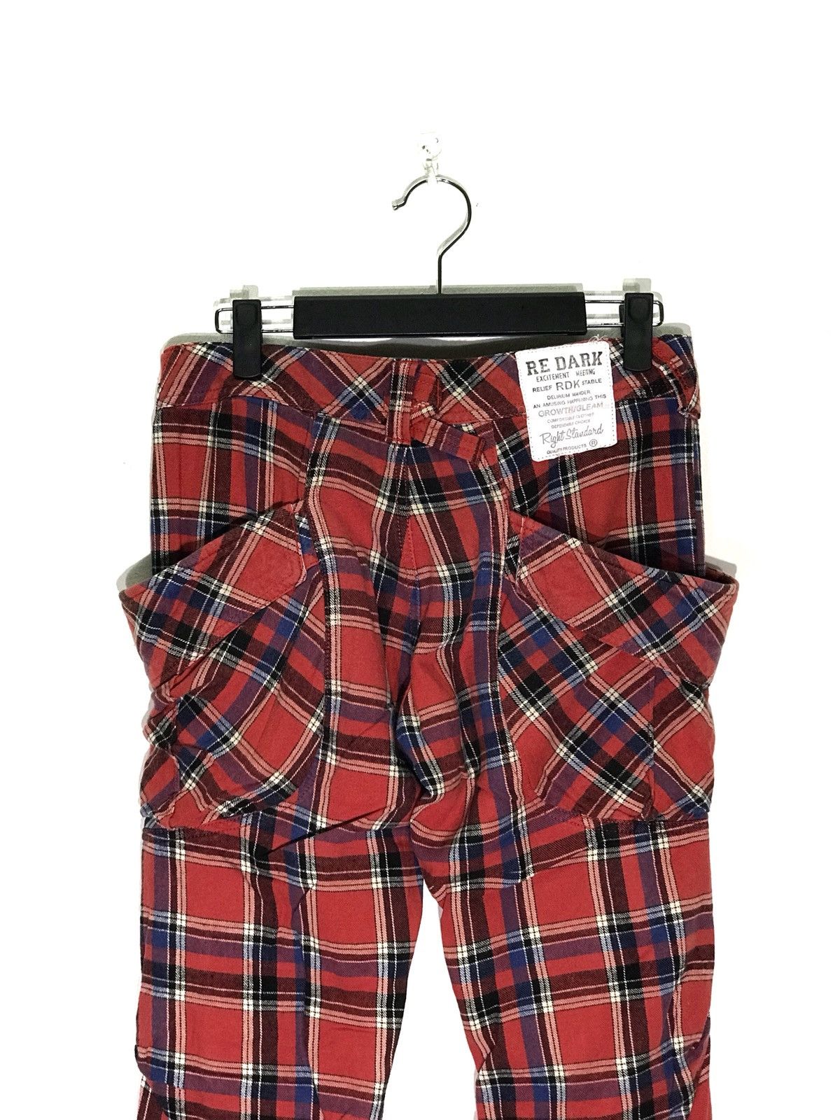 Japanese Brand Japanese Brand Redark Big Side Pocket Tartan Plaid Pants Size US 30 / EU 46 - 6 Thumbnail