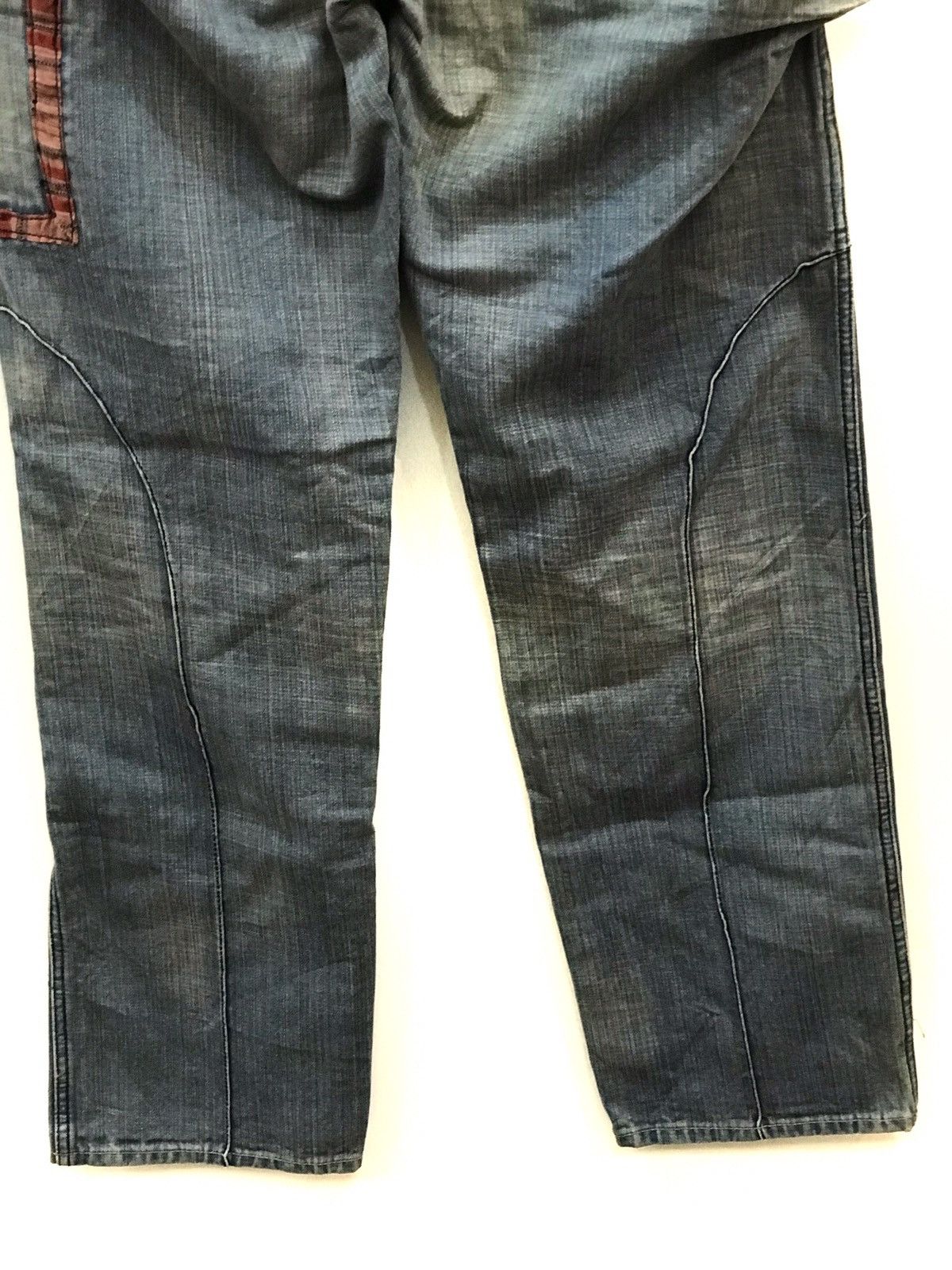 Alexander Lee Chang × Designer Made In Japan Alexander Lee Chang Patch Work Jeans Size US 34 / EU 50 - 5 Thumbnail