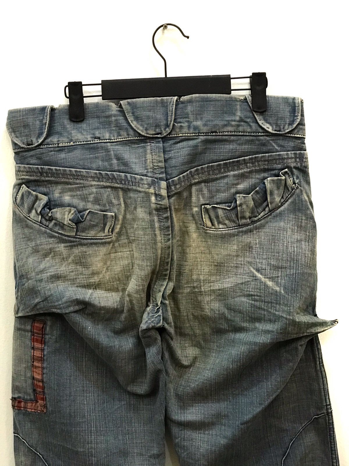 Alexander Lee Chang × Designer Made In Japan Alexander Lee Chang Patch Work Jeans Size US 34 / EU 50 - 4 Thumbnail