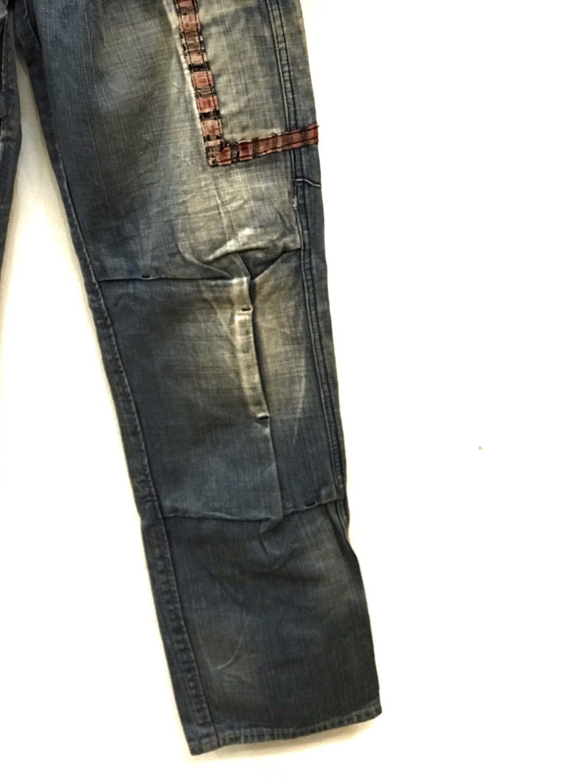 Alexander Lee Chang × Designer Made In Japan Alexander Lee Chang Patch Work Jeans Size US 34 / EU 50 - 3 Thumbnail