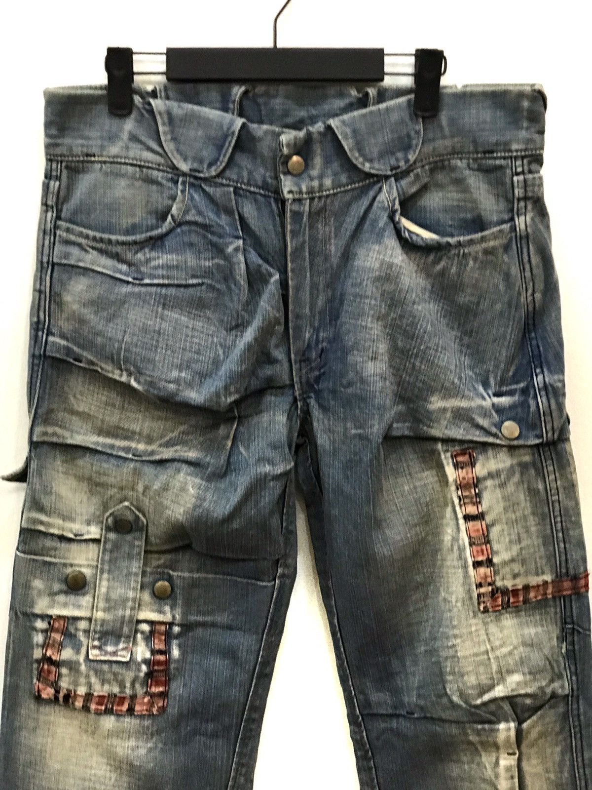 Alexander Lee Chang × Designer Made In Japan Alexander Lee Chang Patch Work Jeans Size US 34 / EU 50 - 2 Thumbnail