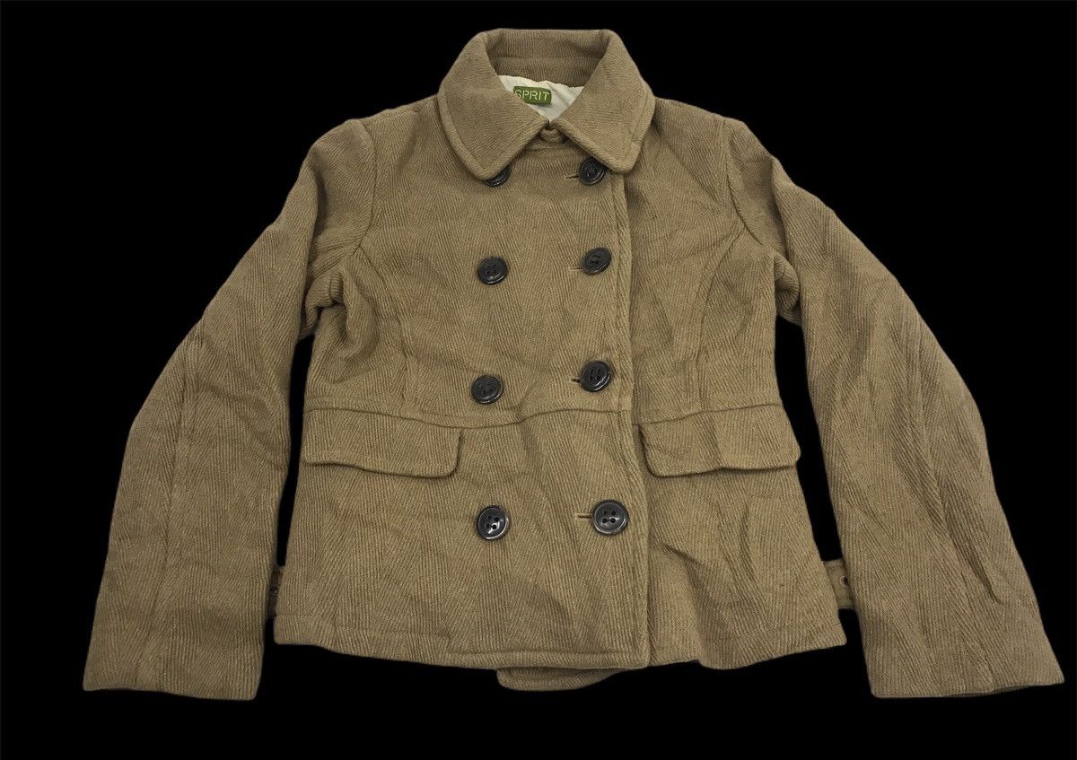 Esprit Vintage Esprit Pea Coat Double Breasted M Adult Winter Wear Size US S / EU 44-46 / 1 - 1 Thumbnail
