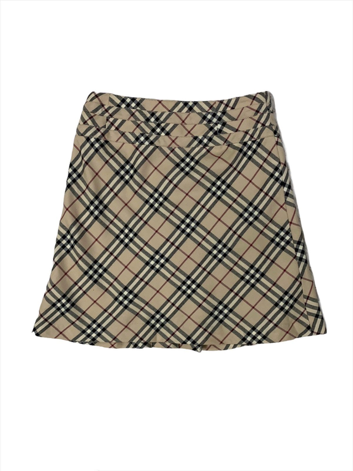 Burberry FINAL⚡️Vintage Burberry London Blue Label Nova Check Skirts Size 28" / US 6 / IT 42 - 4 Thumbnail