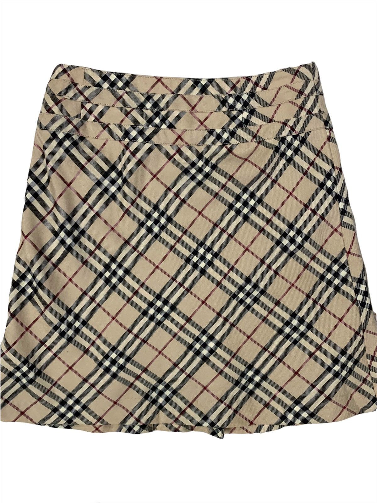 Burberry FINAL⚡️Vintage Burberry London Blue Label Nova Check Skirts Size 28" / US 6 / IT 42 - 5 Thumbnail