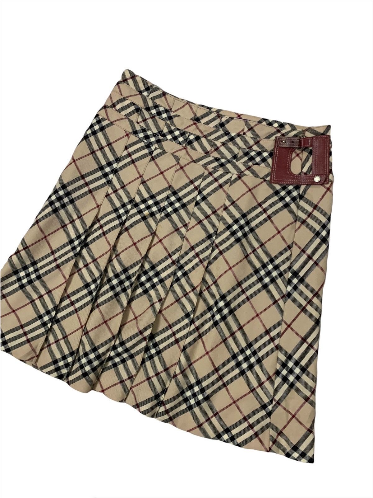 Burberry FINAL⚡️Vintage Burberry London Blue Label Nova Check Skirts Size 28" / US 6 / IT 42 - 1 Thumbnail