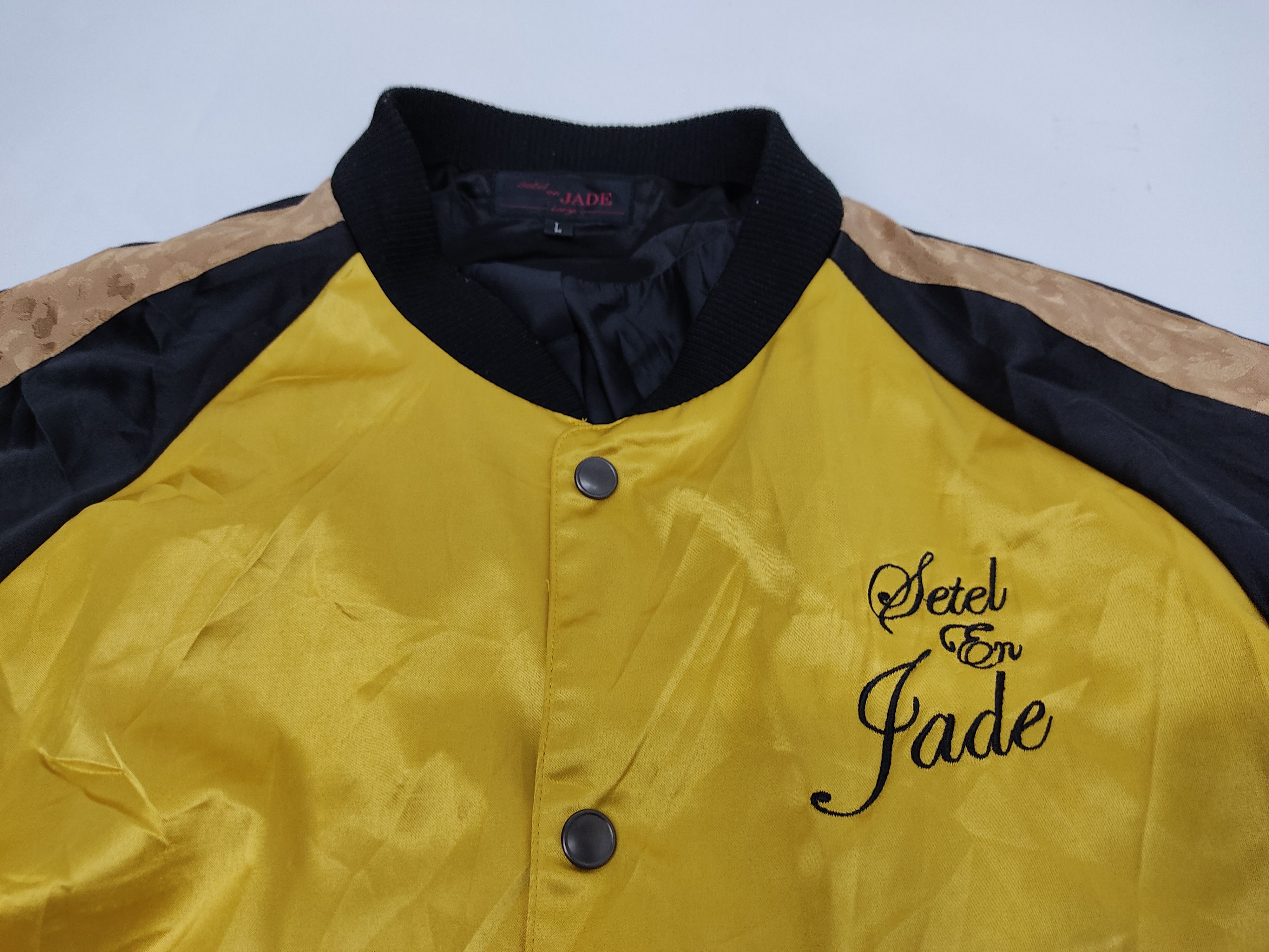 Japanese Brand Setel En Jade New Street Satin Jacket Snap Button Size US M / EU 48-50 / 2 - 3 Thumbnail