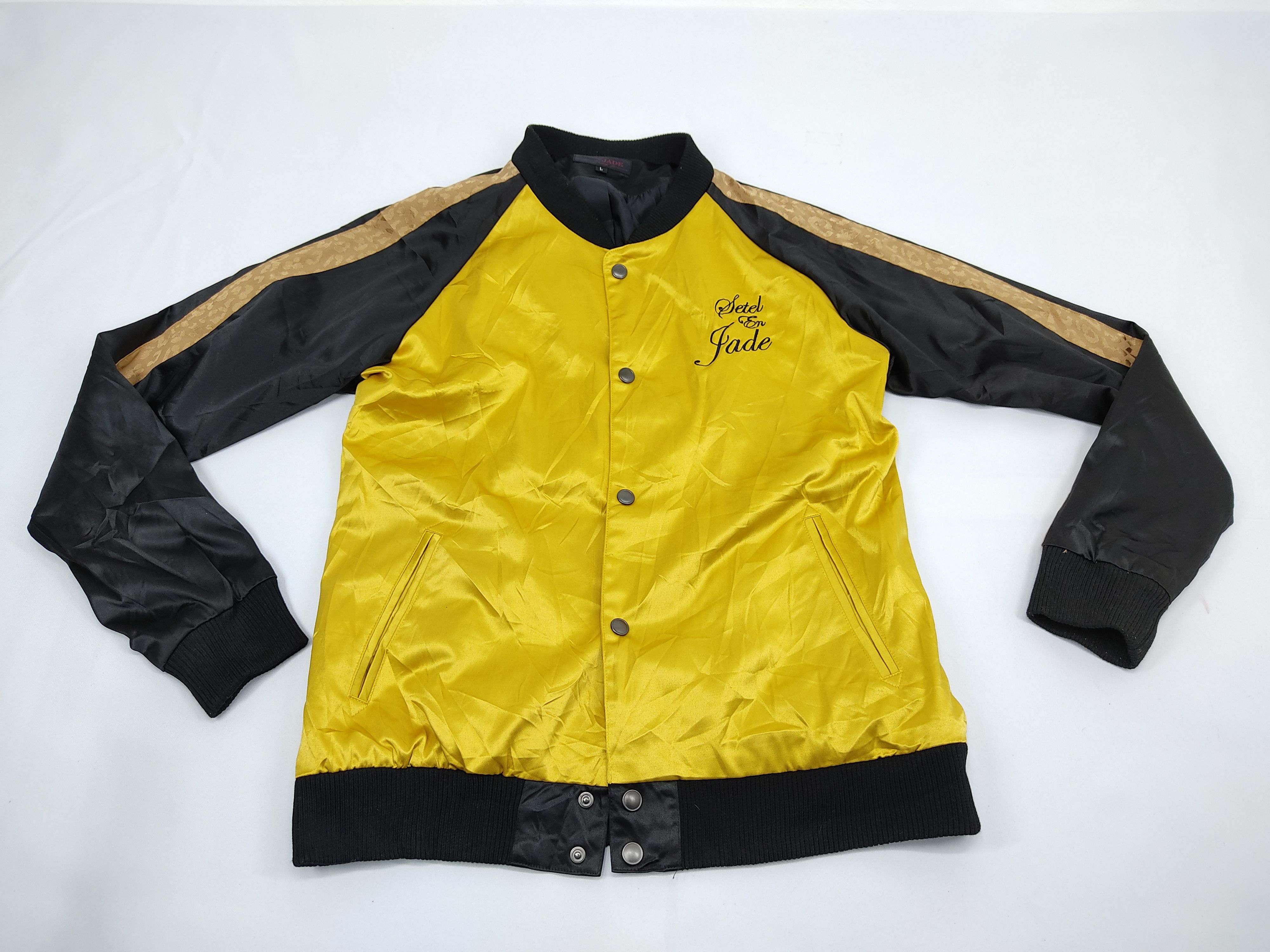 Japanese Brand Setel En Jade New Street Satin Jacket Snap Button Size US M / EU 48-50 / 2 - 6 Thumbnail