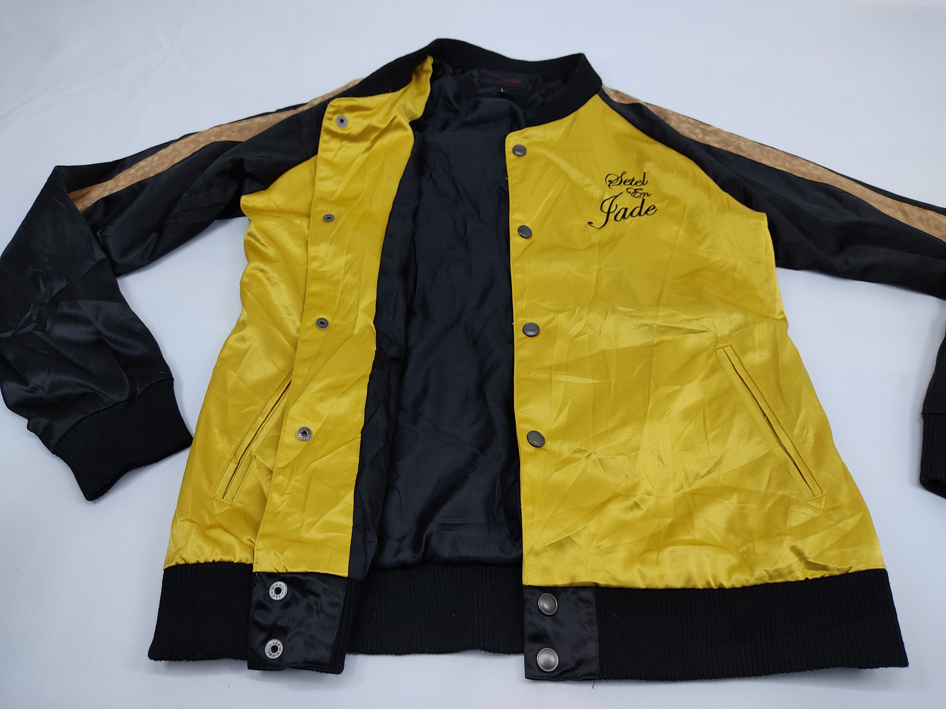 Japanese Brand Setel En Jade New Street Satin Jacket Snap Button Size US M / EU 48-50 / 2 - 7 Thumbnail