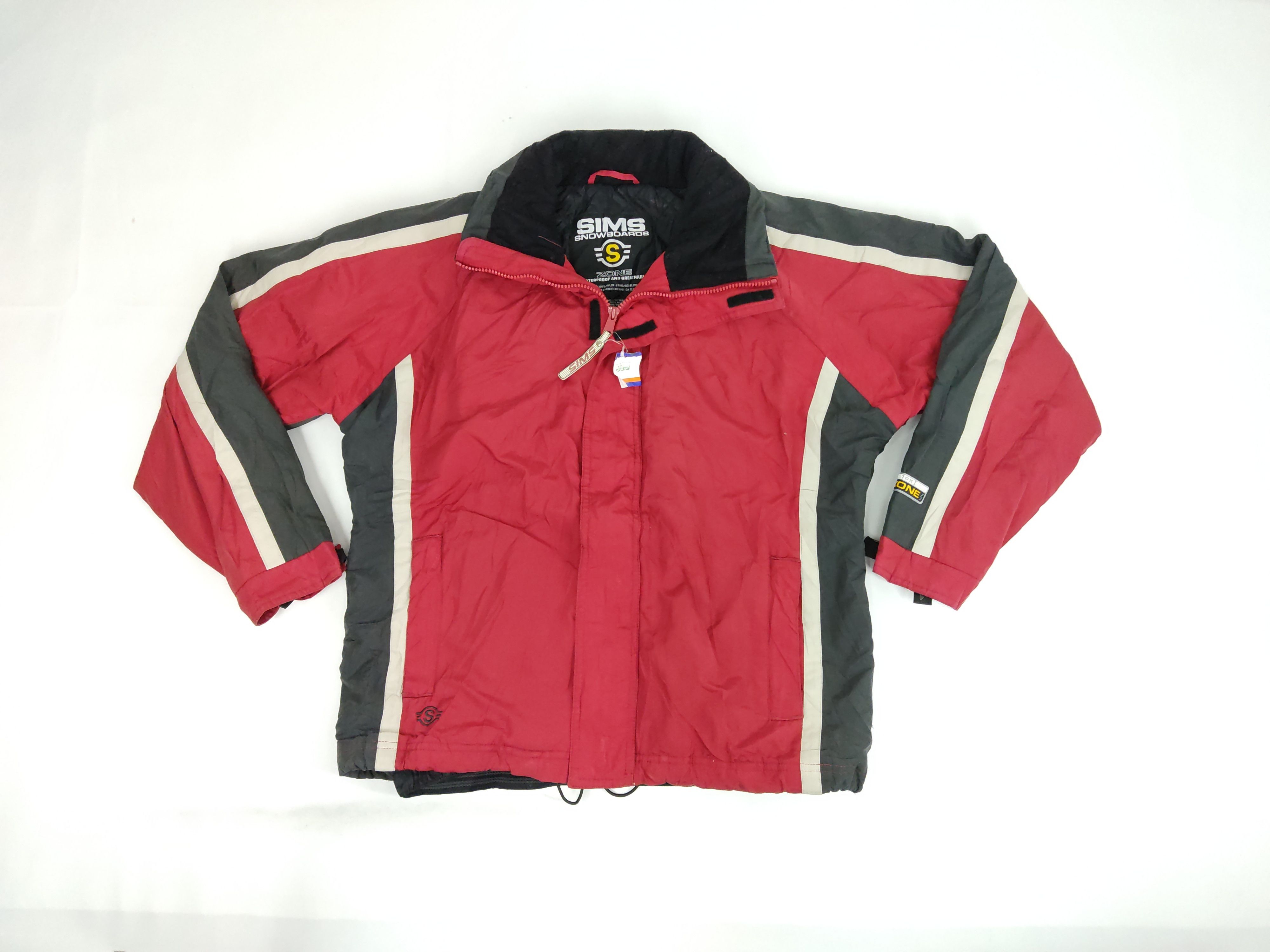 Sims Snowboard Jacket Waterproof Breatheable Armpit Zipper