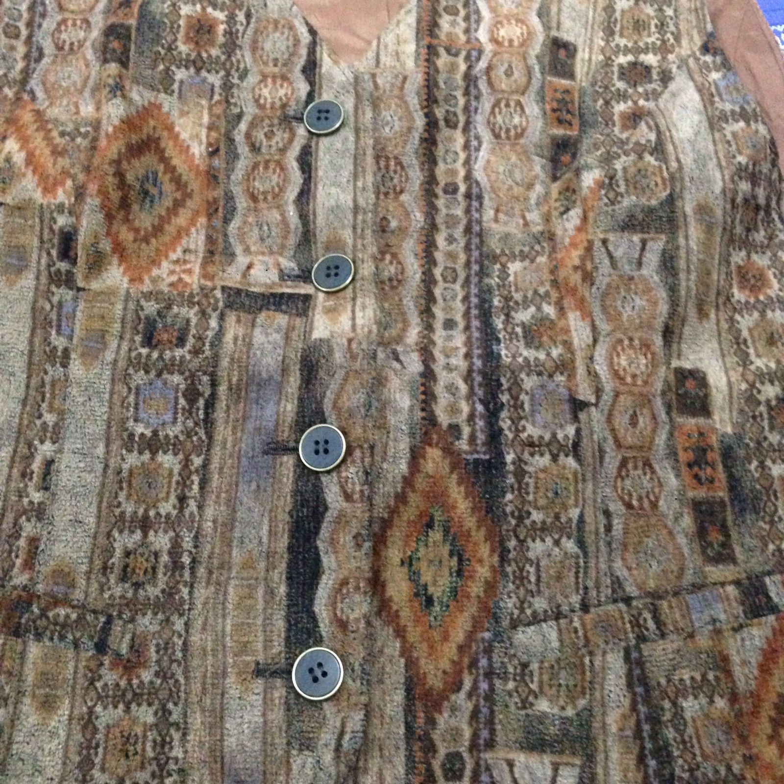 Japanese Brand Vintage Vests Velvet Design Navajo Inspired Kapital Size US S / EU 44-46 / 1 - 3 Thumbnail