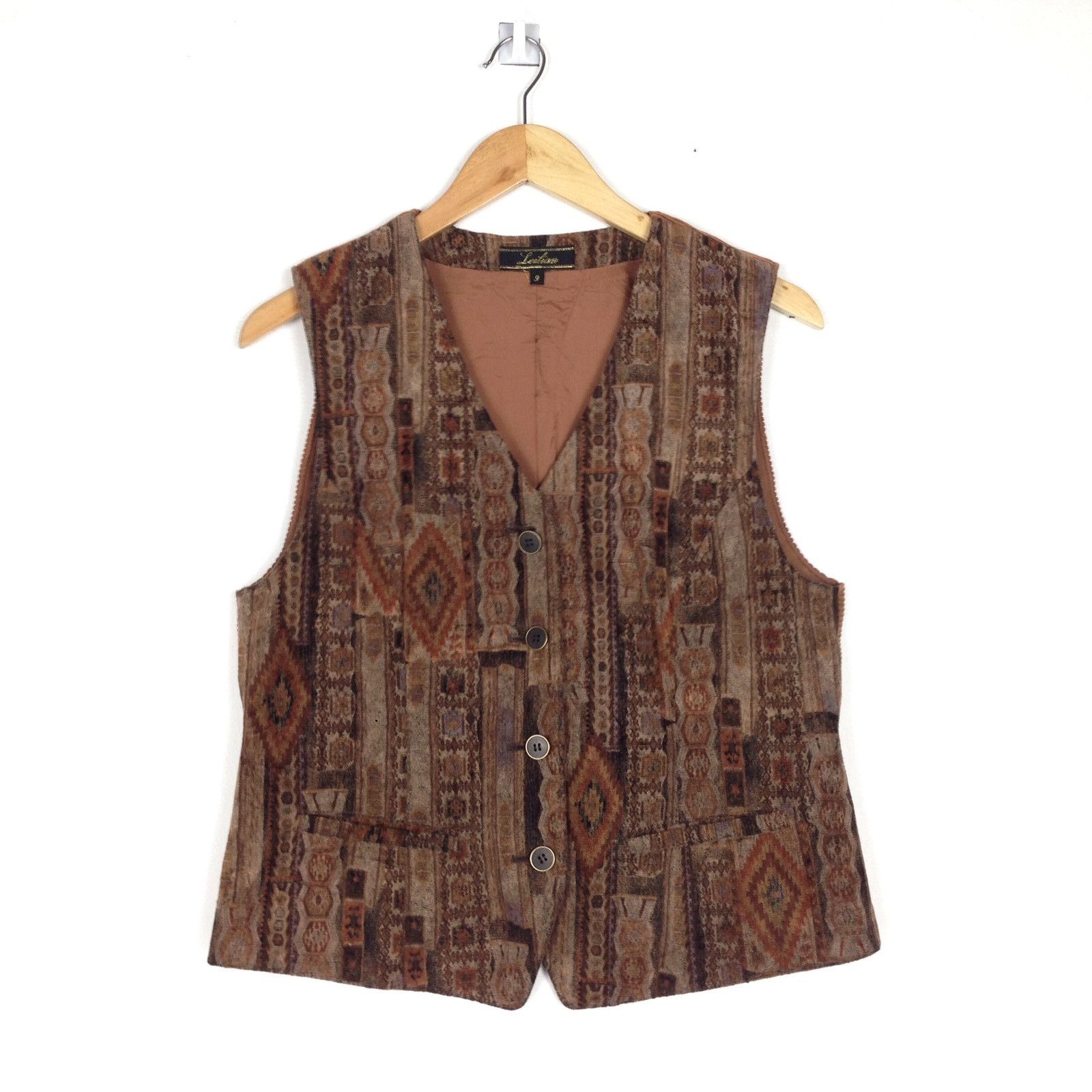 Japanese Brand Vintage Vests Velvet Design Navajo Inspired Kapital Size US S / EU 44-46 / 1 - 1 Thumbnail