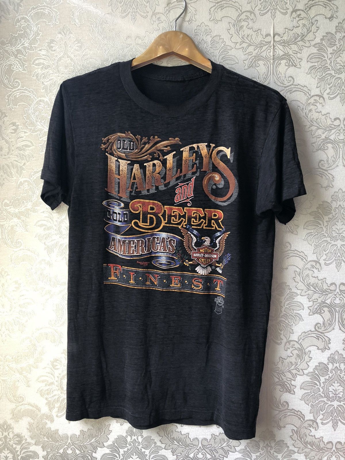 Harley Davidson × Vintage Vintage 3-D Emblem Harley Davidson Size US M / EU 48-50 / 2 - 1 Thumbnail