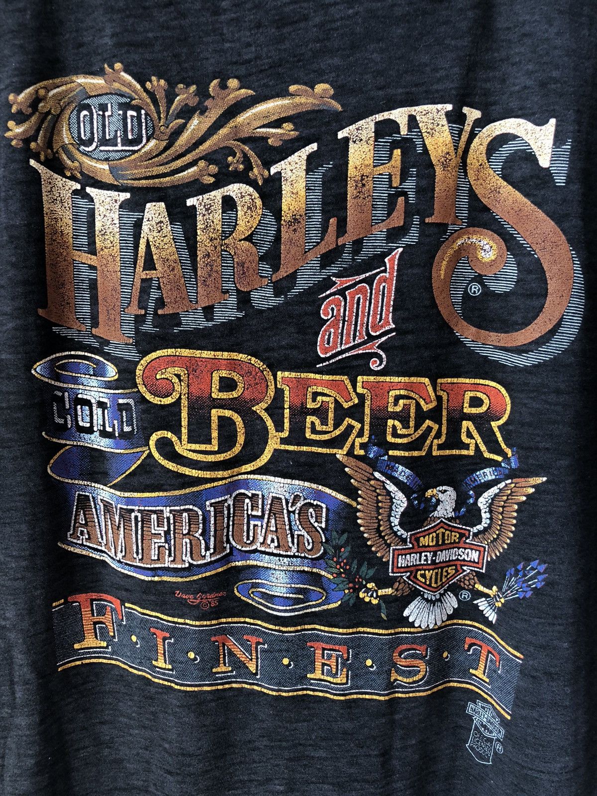 Harley Davidson × Vintage Vintage 3-D Emblem Harley Davidson Size US M / EU 48-50 / 2 - 2 Thumbnail