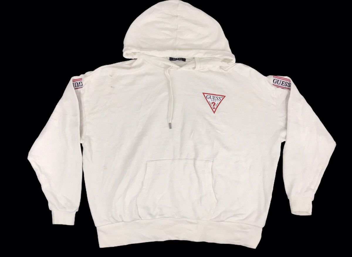 Guess Guess Side Tape Sweatshirt Hoodies Jacket Spell Out Size US XL / EU 56 / 4 - 1 Thumbnail