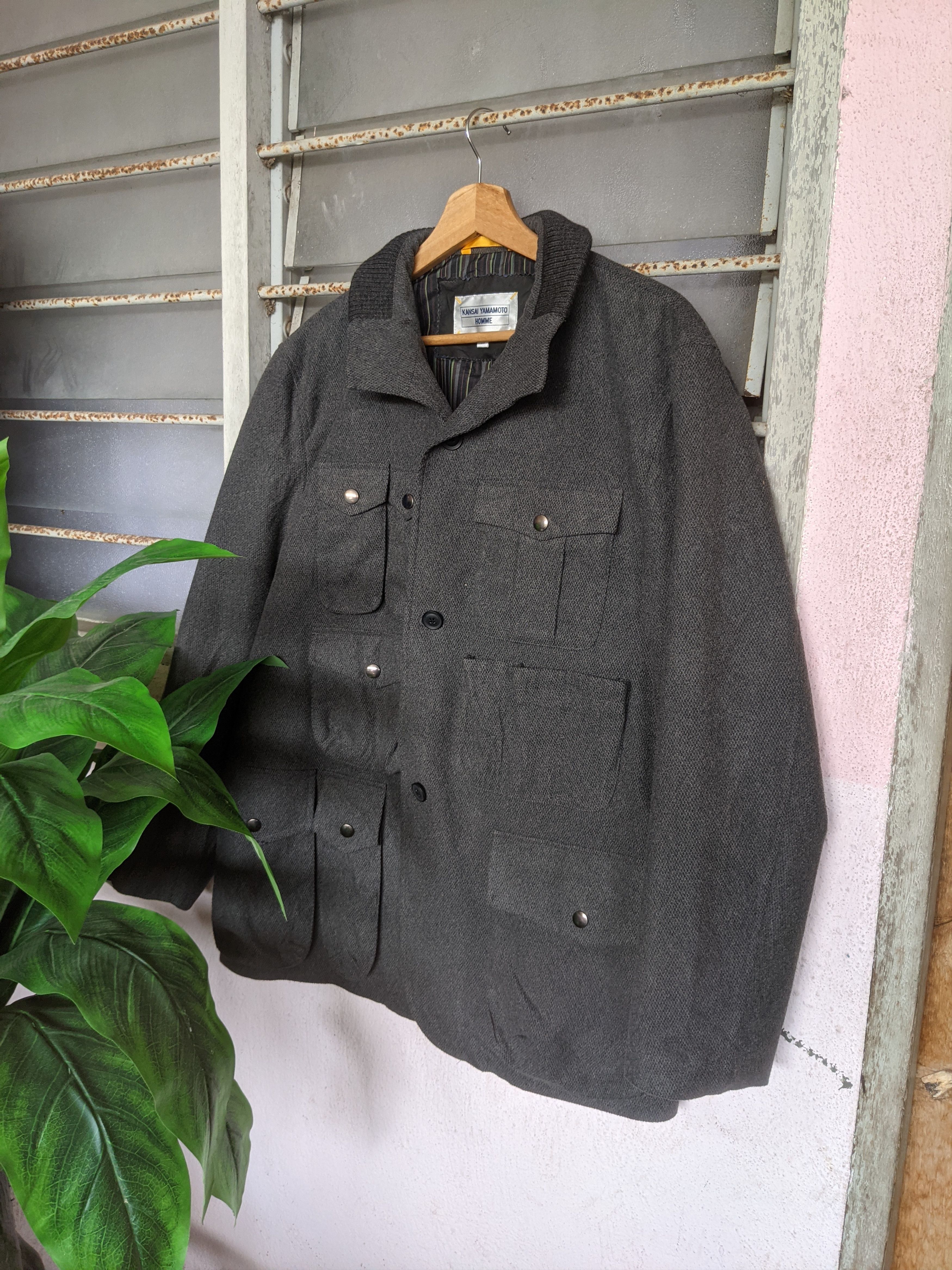 Kansai Yamamoto Vintage Kansai Yamamoto Homme Tactical Jacket Size US L / EU 52-54 / 3 - 1 Thumbnail