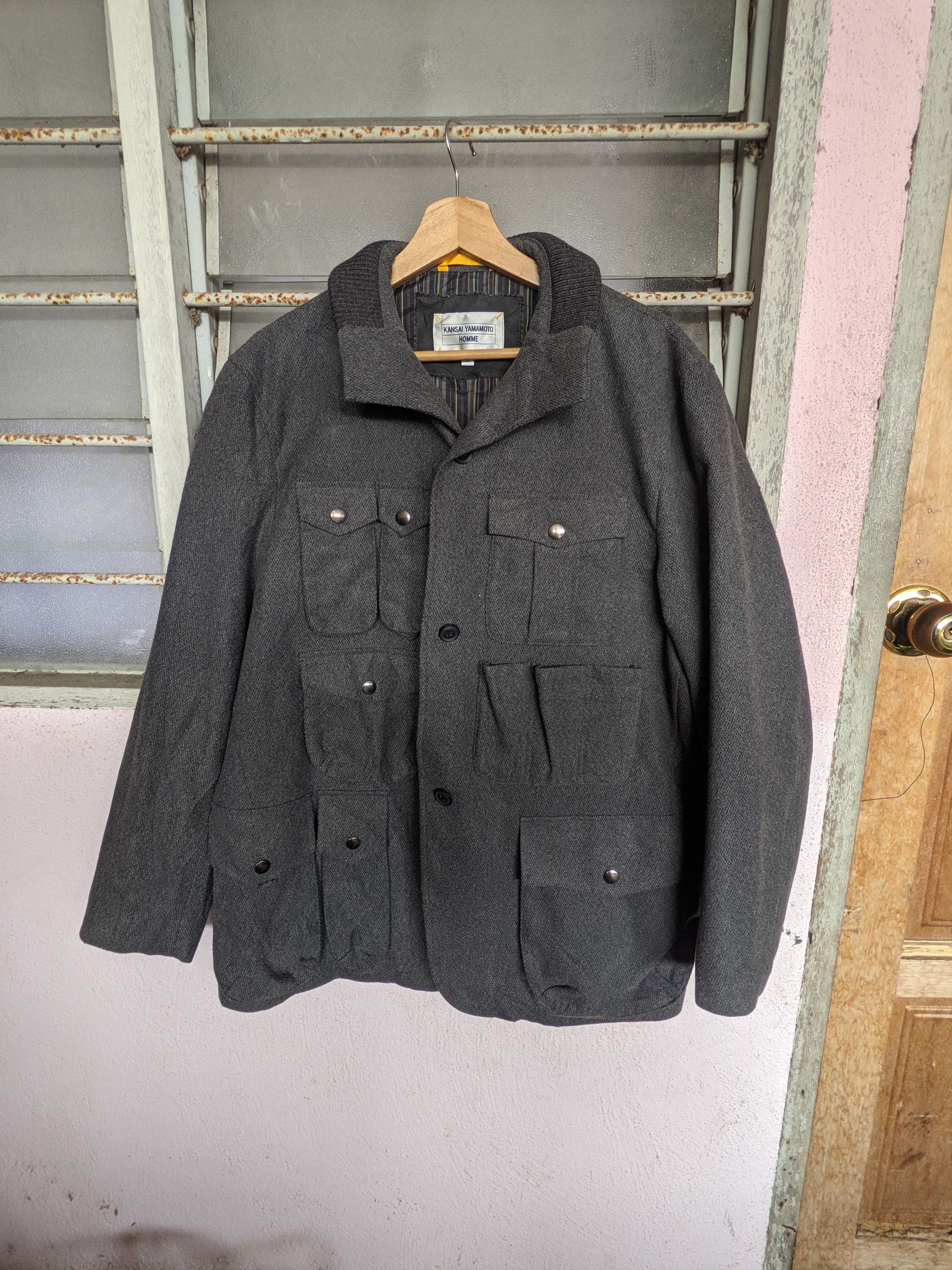 Kansai Yamamoto Vintage Kansai Yamamoto Homme Tactical Jacket Size US L / EU 52-54 / 3 - 5 Thumbnail