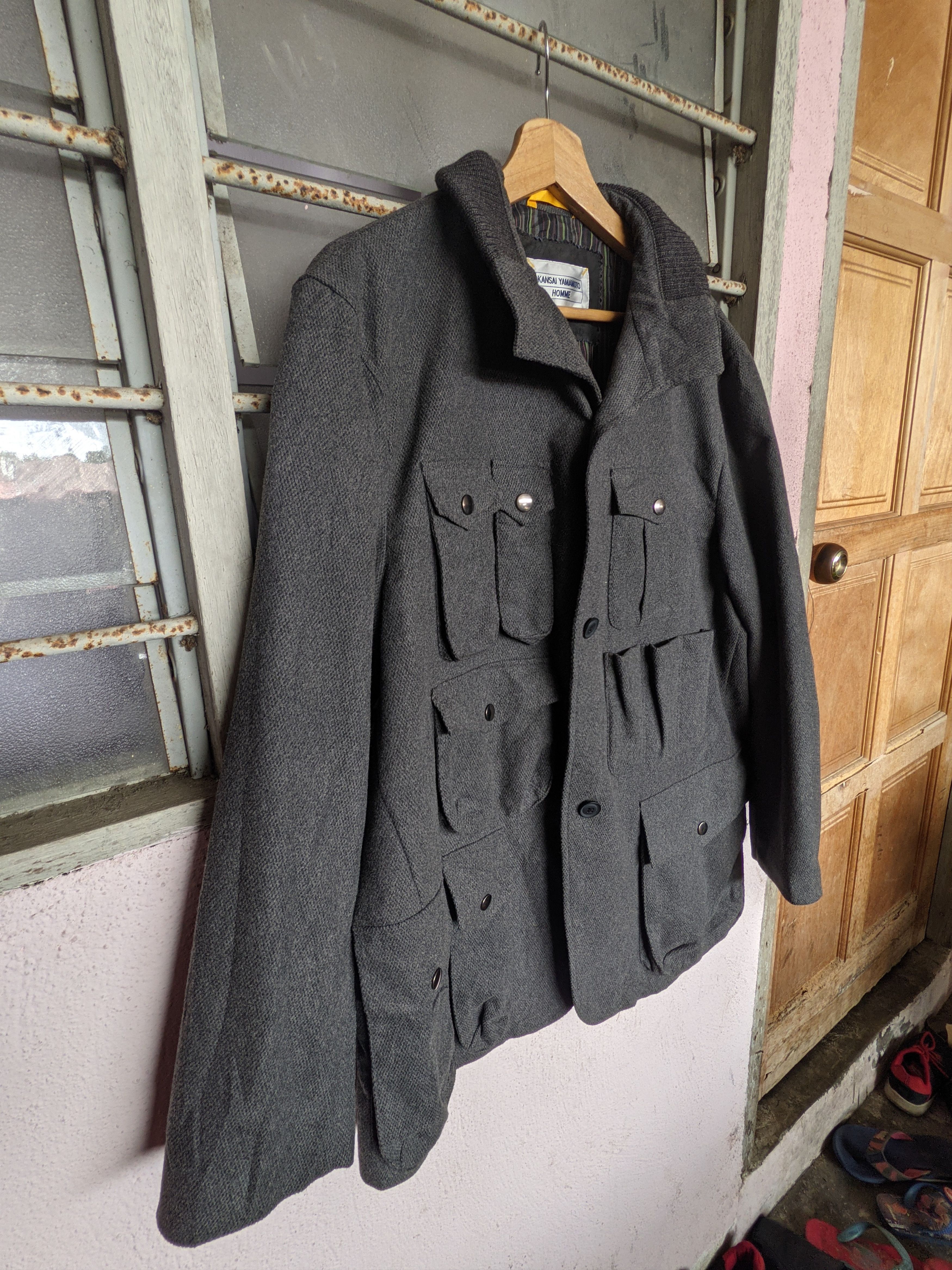 Kansai Yamamoto Vintage Kansai Yamamoto Homme Tactical Jacket Size US L / EU 52-54 / 3 - 3 Thumbnail